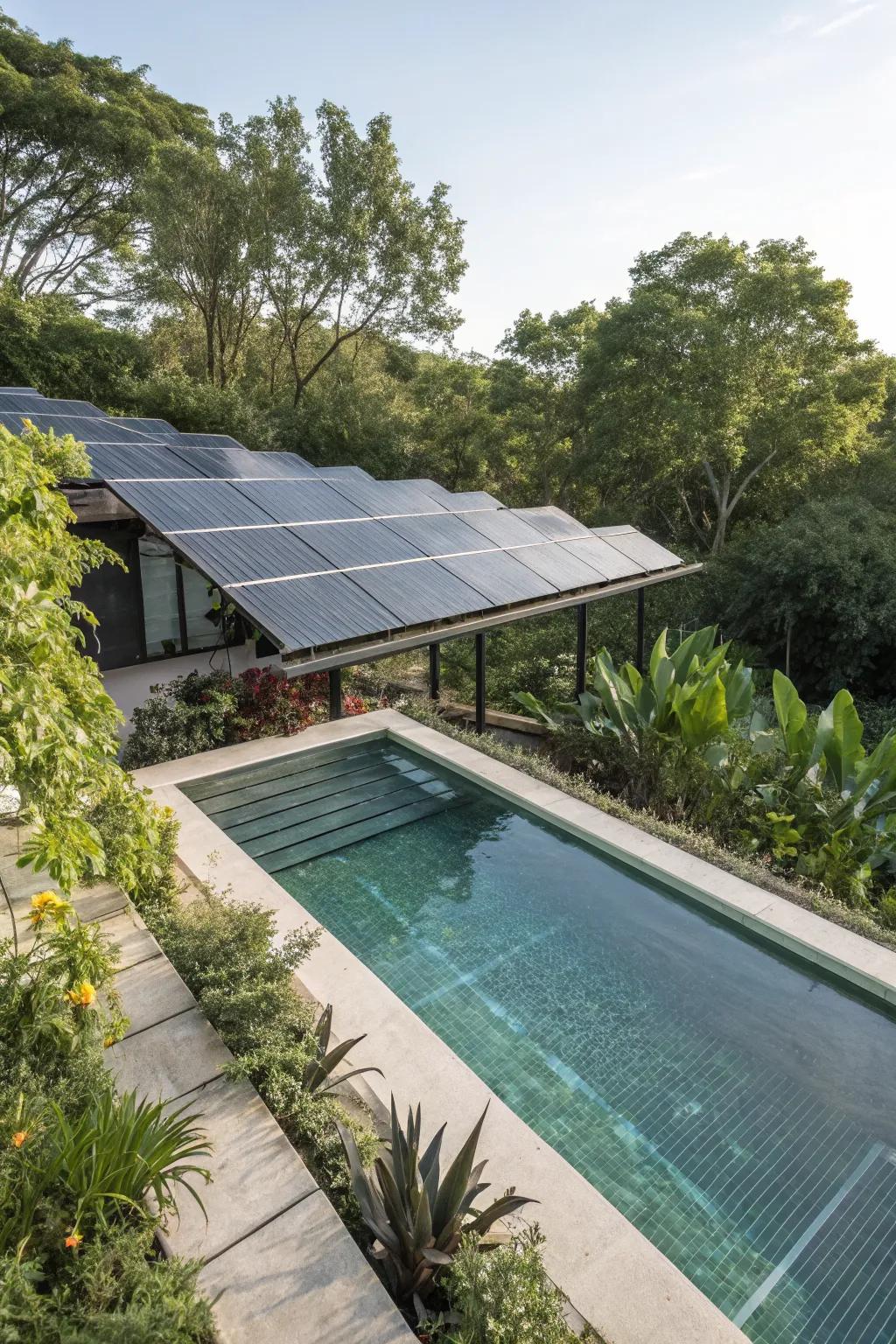 Eco-friendly solutions like solar heating offer sustainable pool enjoyment.