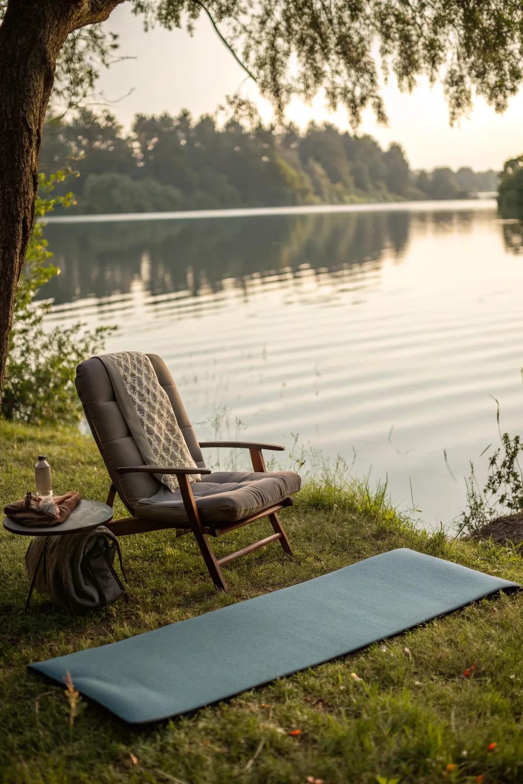 A meditation corner provides a peaceful retreat in your garden.