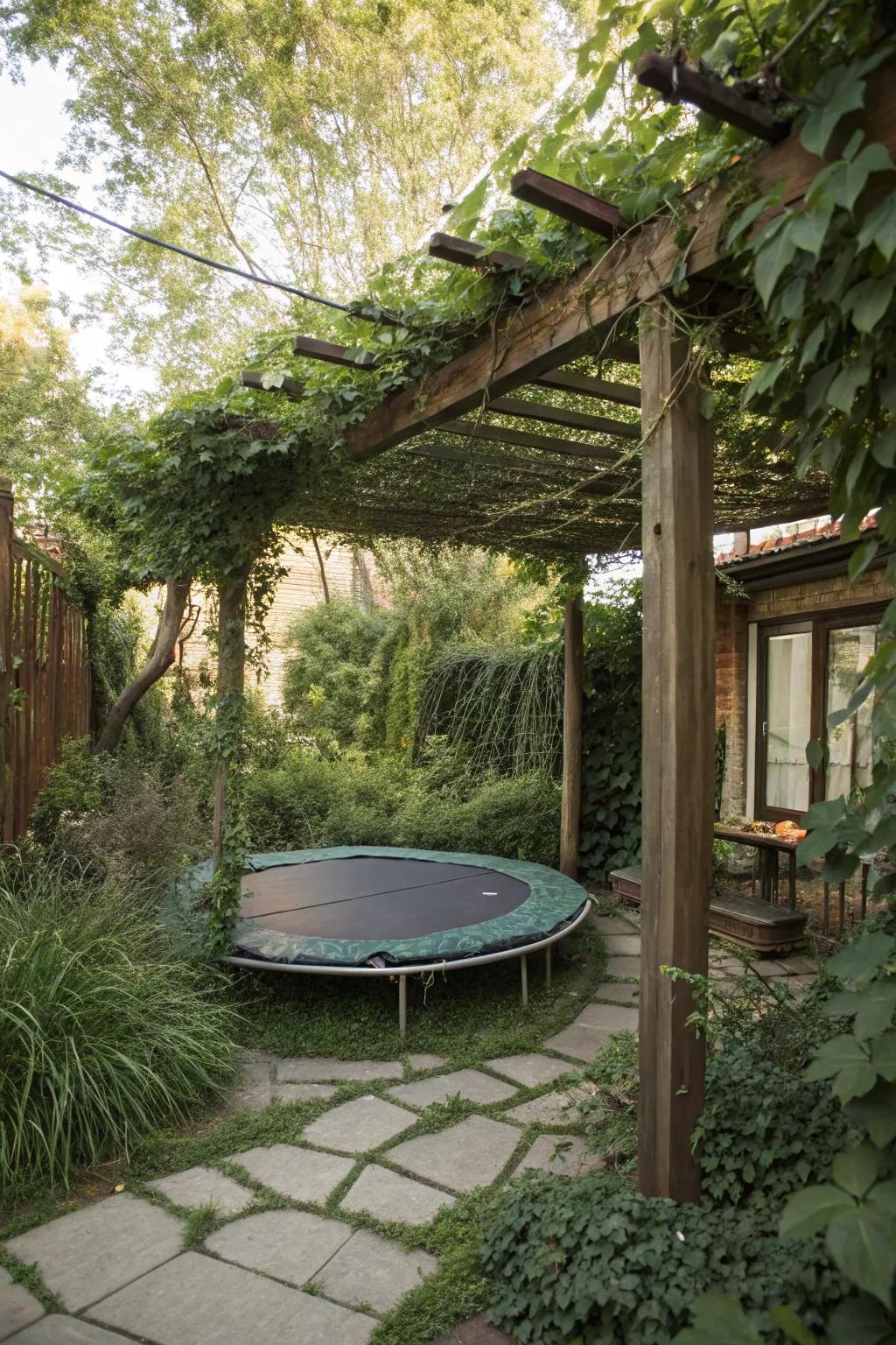 Create a secret garden feel for a playful and enchanting space.