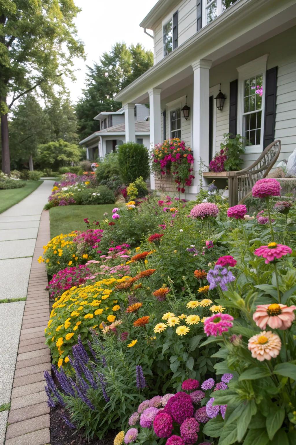 Cutting gardens provide fresh flowers and vibrant color.