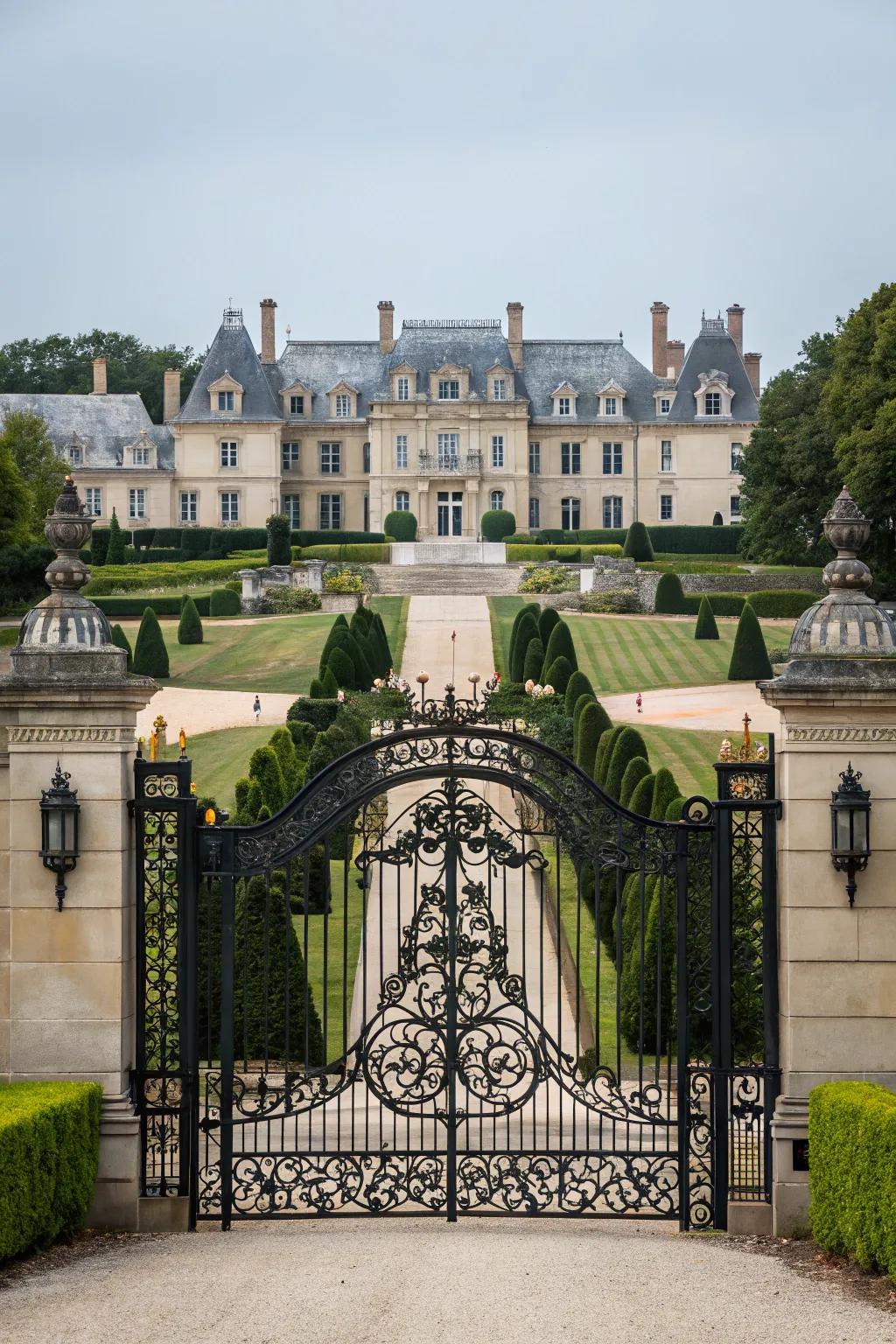 Make a bold statement with grand and elaborate entrance gates.
