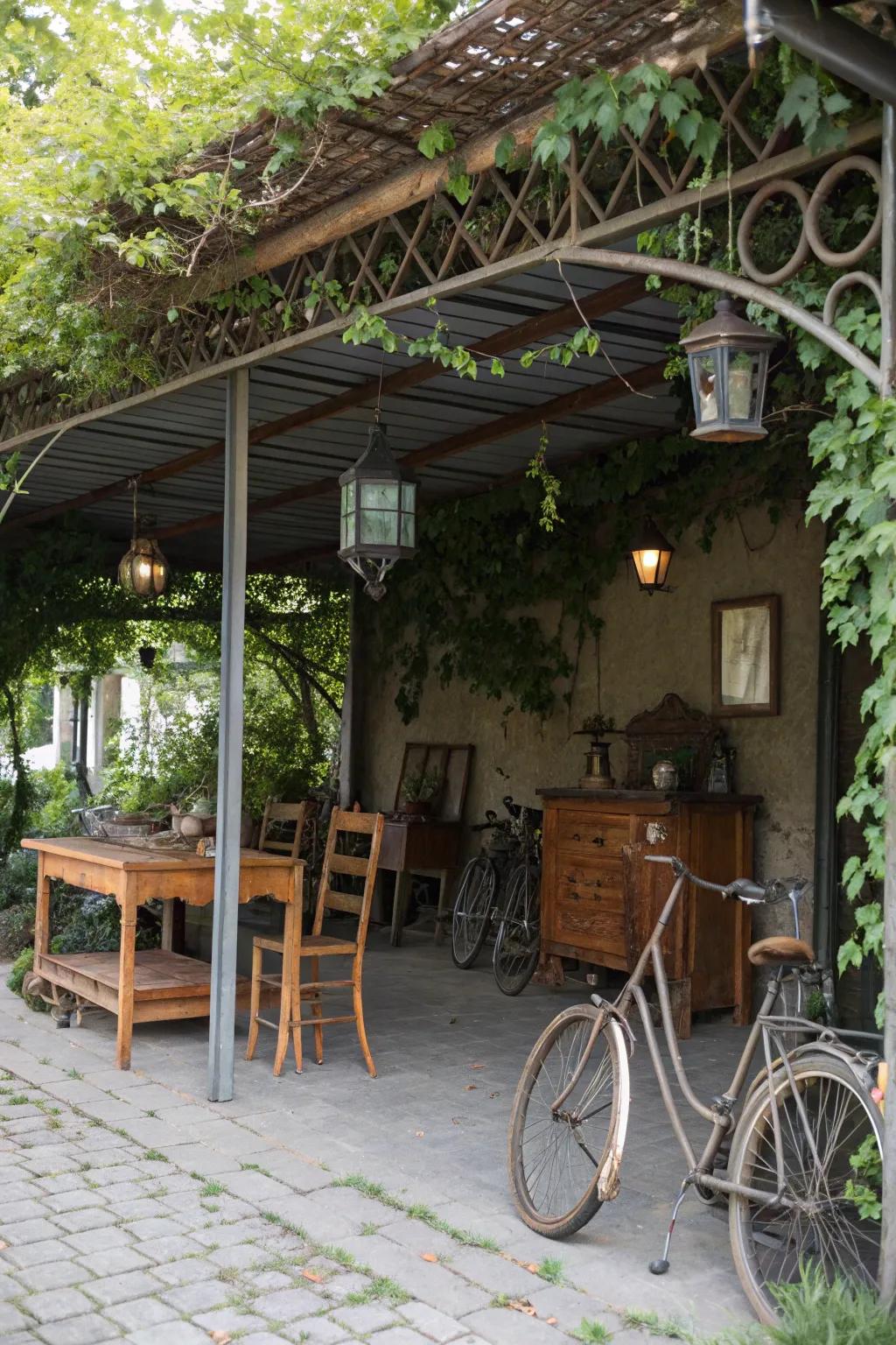 Create a cozy rustic retreat.