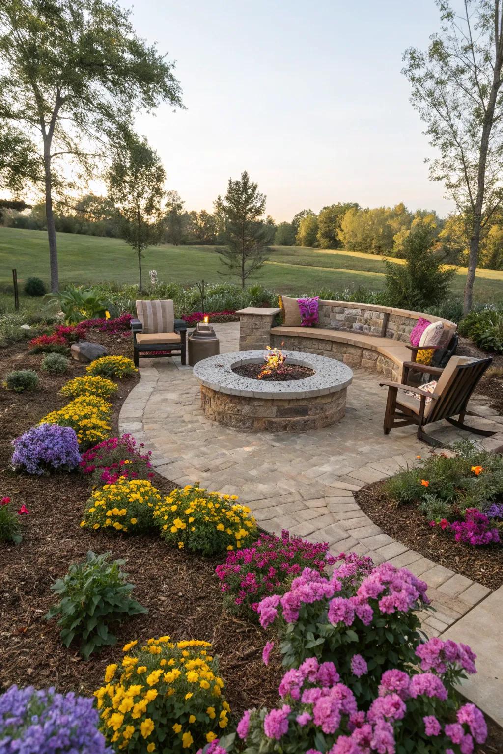Floral borders add beauty and vibrancy.