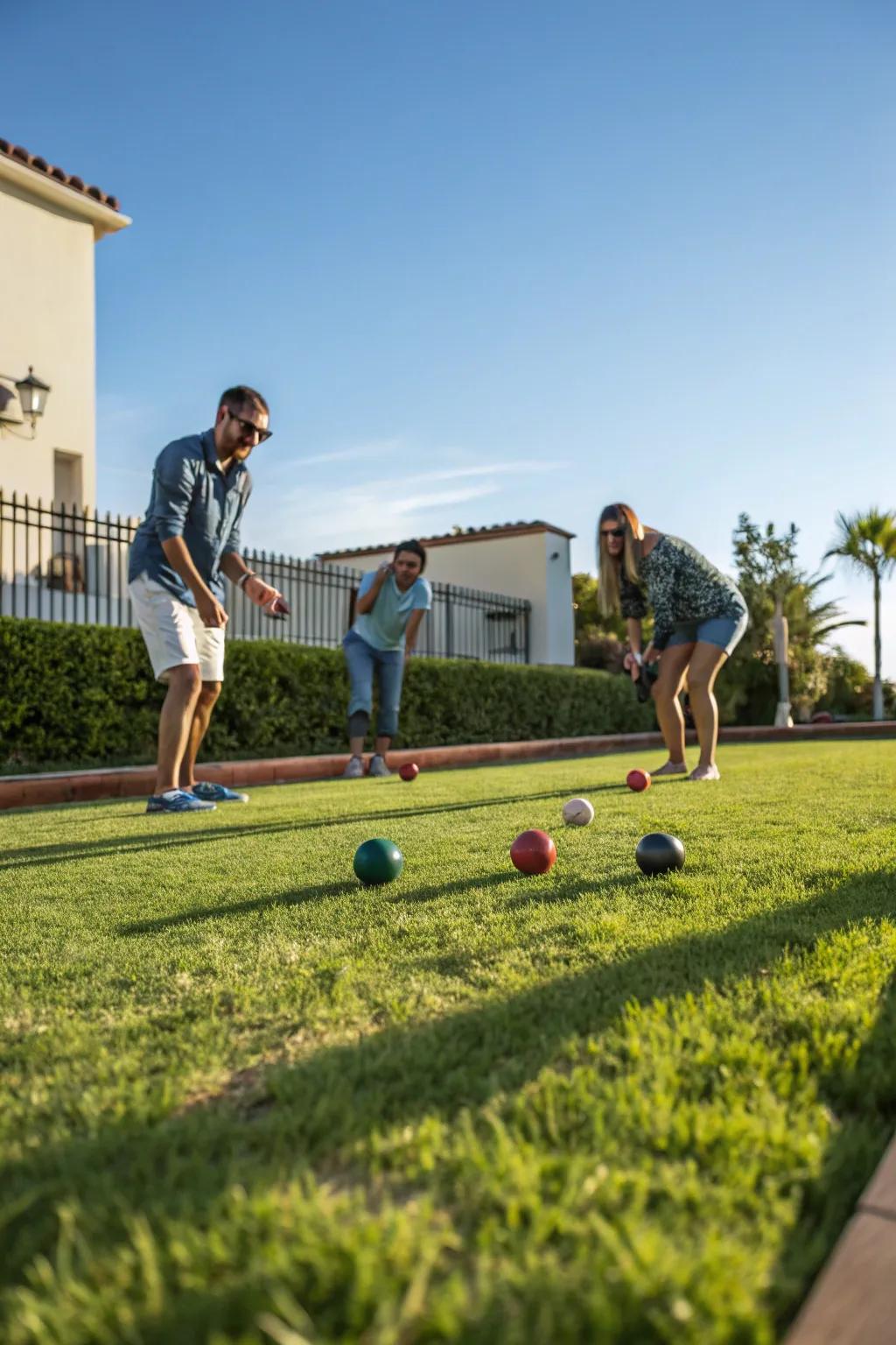 Add excitement and laughter with interactive lawn games.