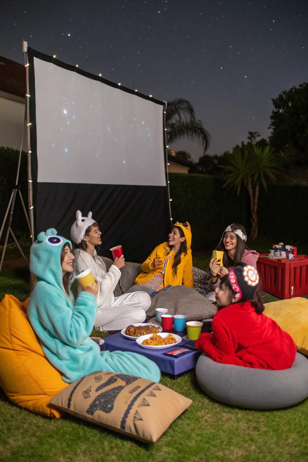 Themed costumes add an extra layer of fun to your movie party.