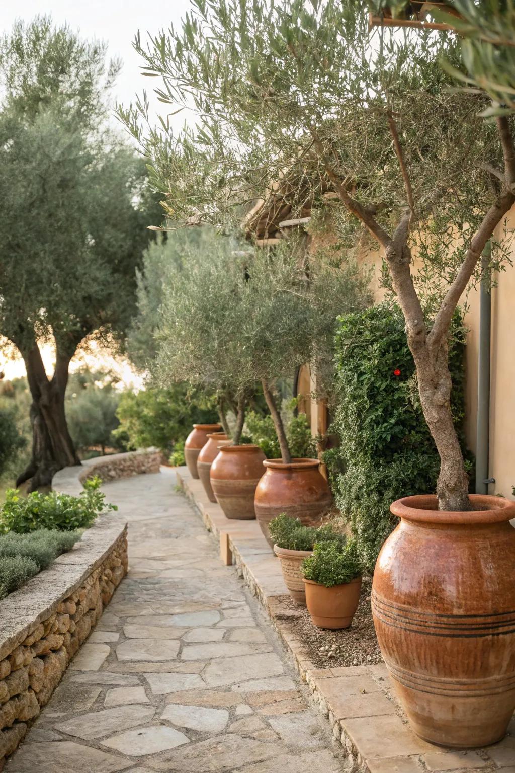 Mediterranean escape brings the sun-soaked charm of southern Europe to your backyard.