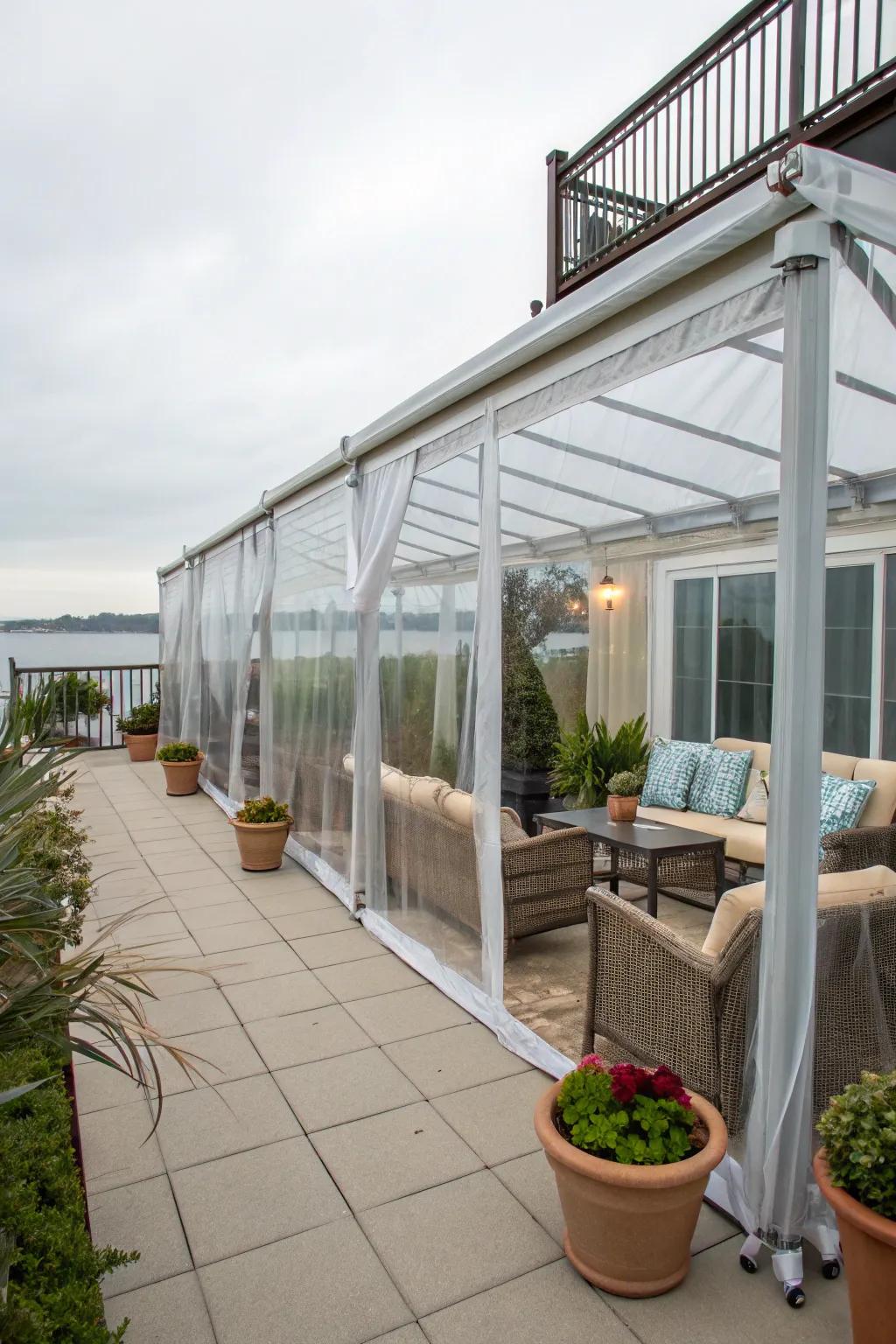 Year-round comfort: Vinyl patio enclosures