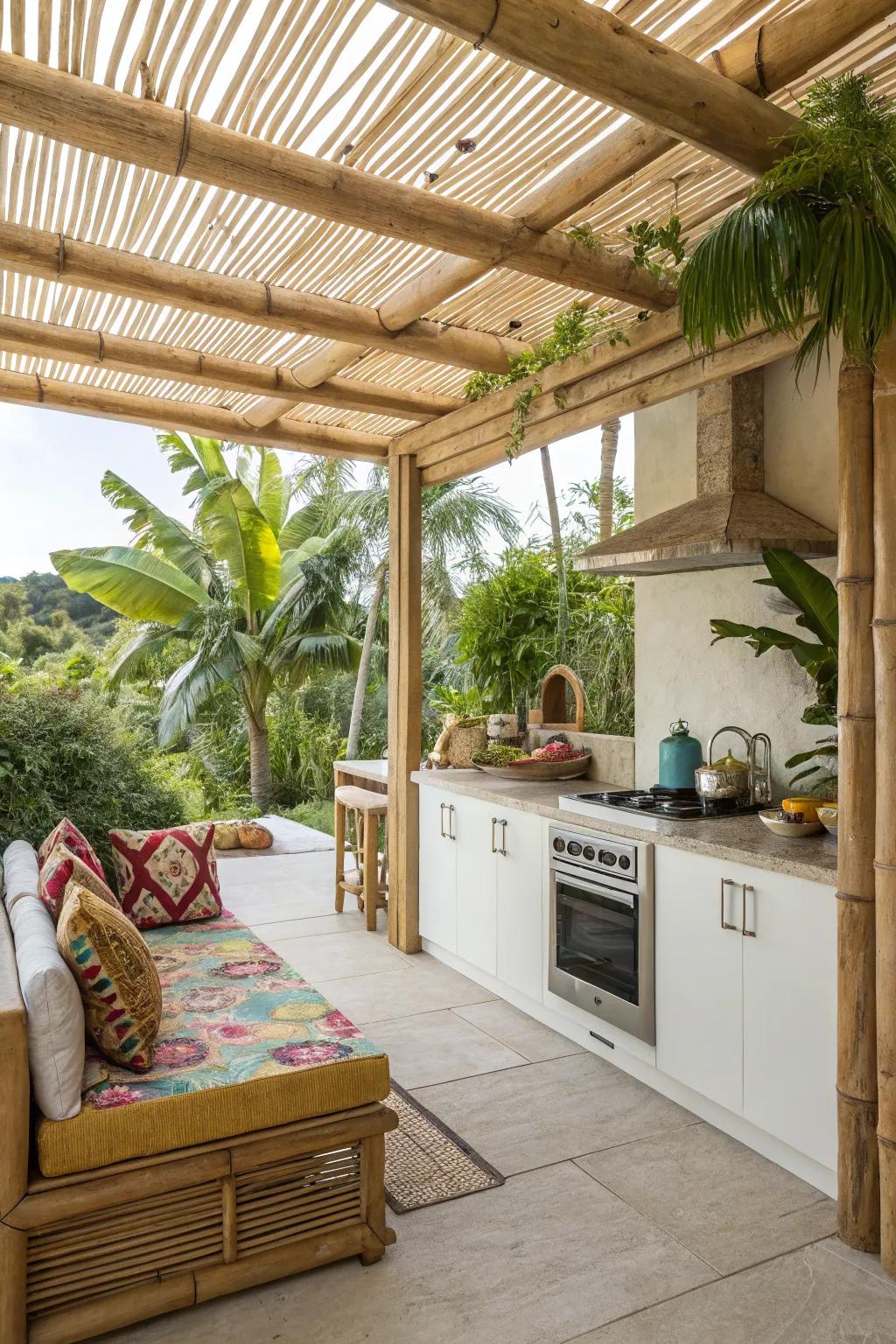 Escape to a tropical retreat in your own backyard.