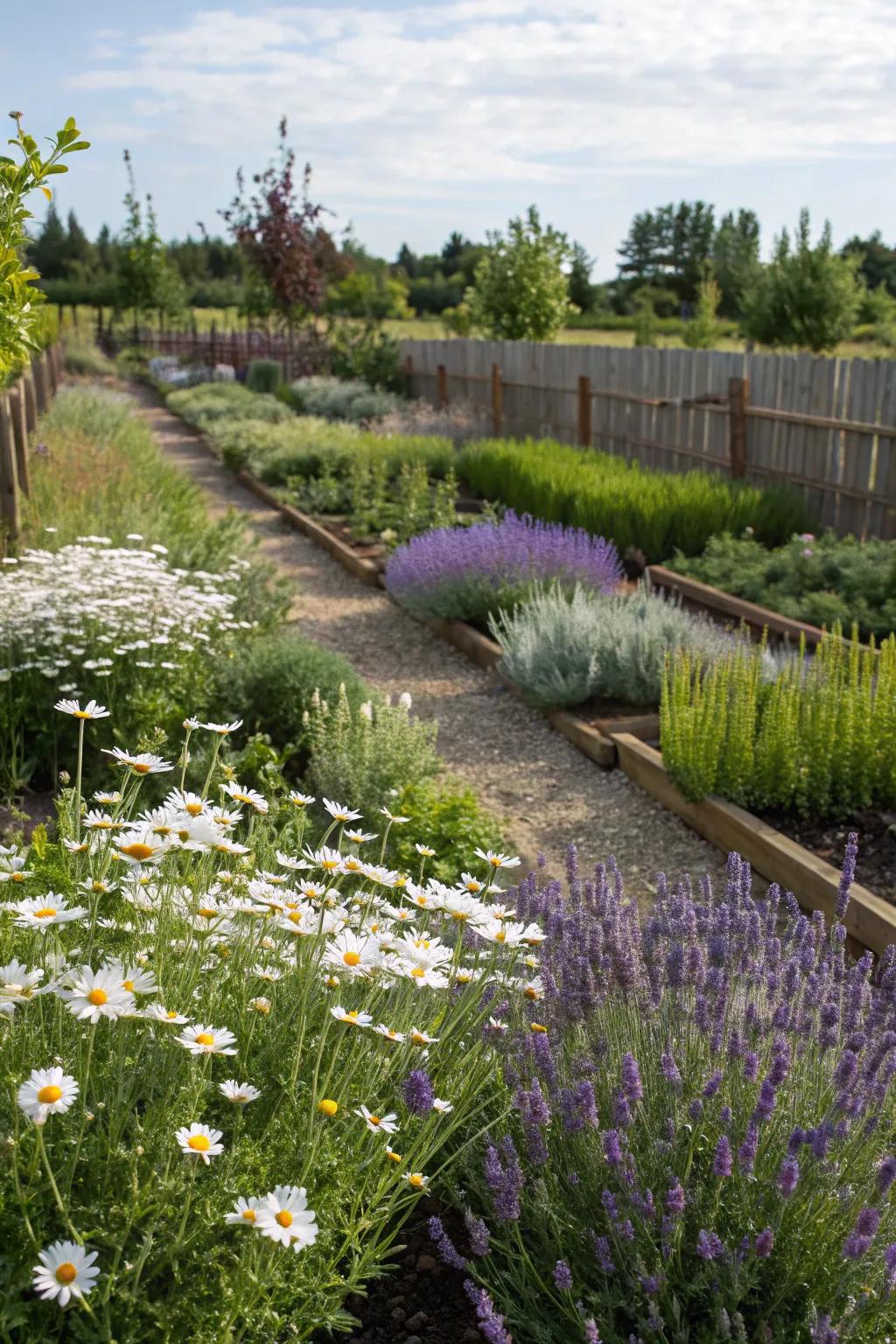 A medicinal garden for natural wellness.