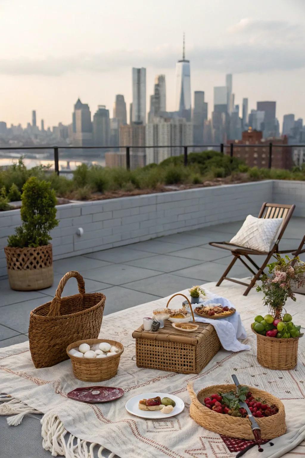 A surprise location adds excitement and novelty to your picnic outing.