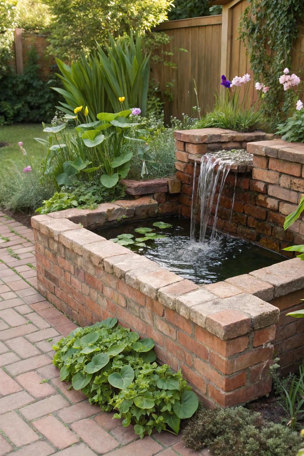 Raised ponds can be an elegant addition to any yard.