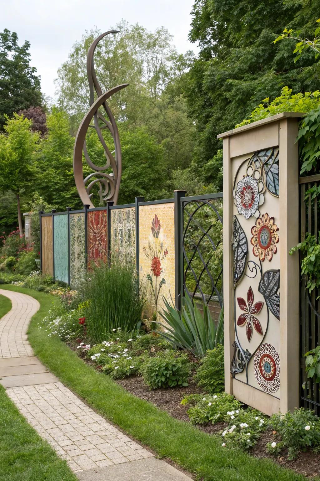 Artistic elements adding a unique touch.