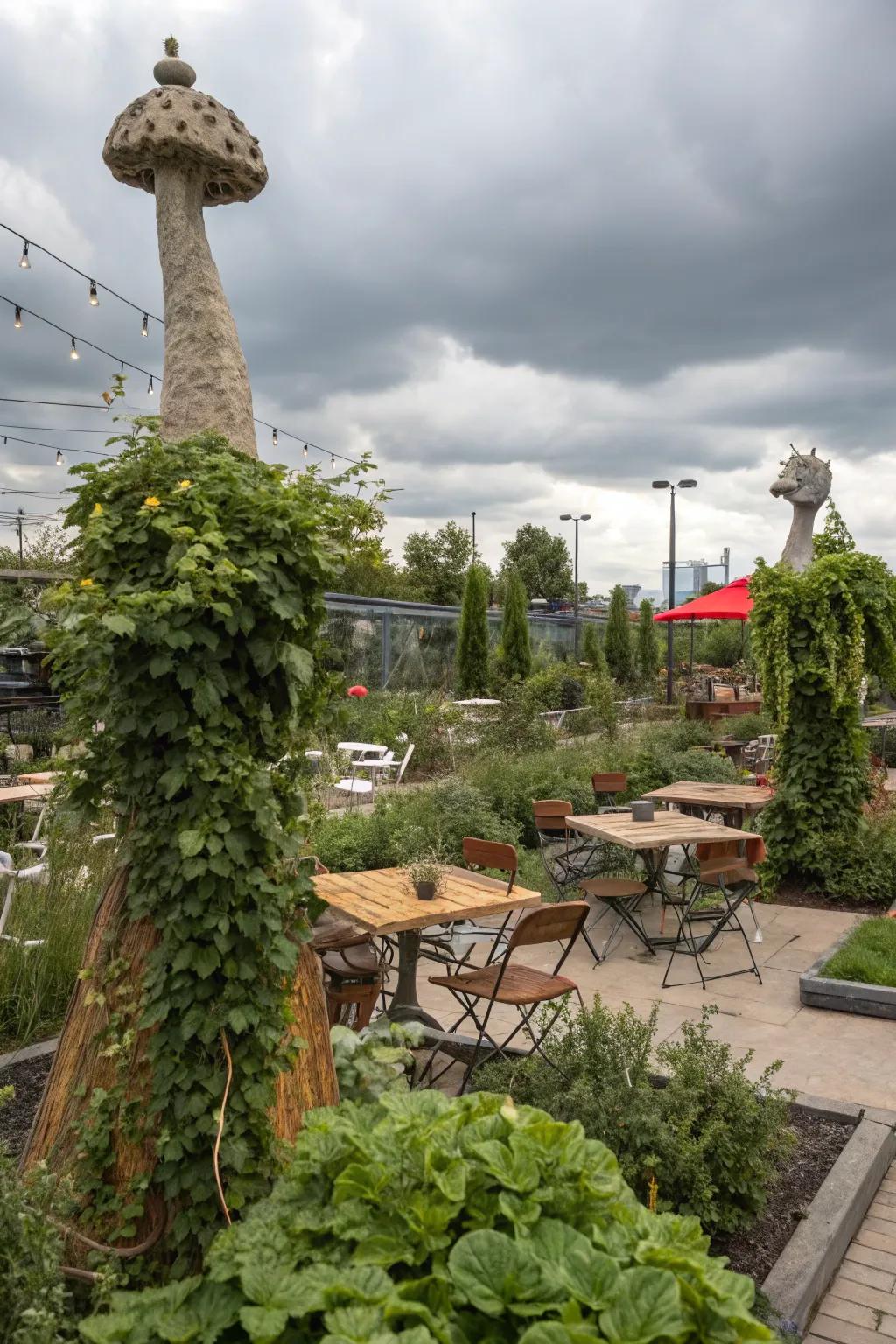 Garden art adds intrigue and reflects personal style in your outdoor space.