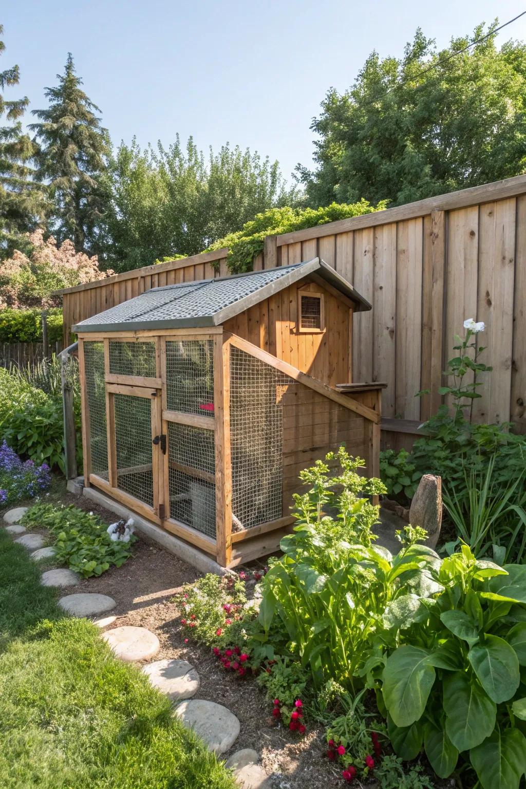 A flexible convertible quail coop for all seasons.