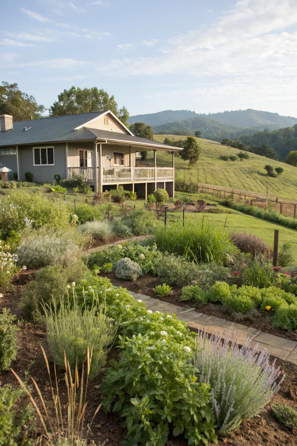 Native plants offer a sustainable and easy-care landscape option.