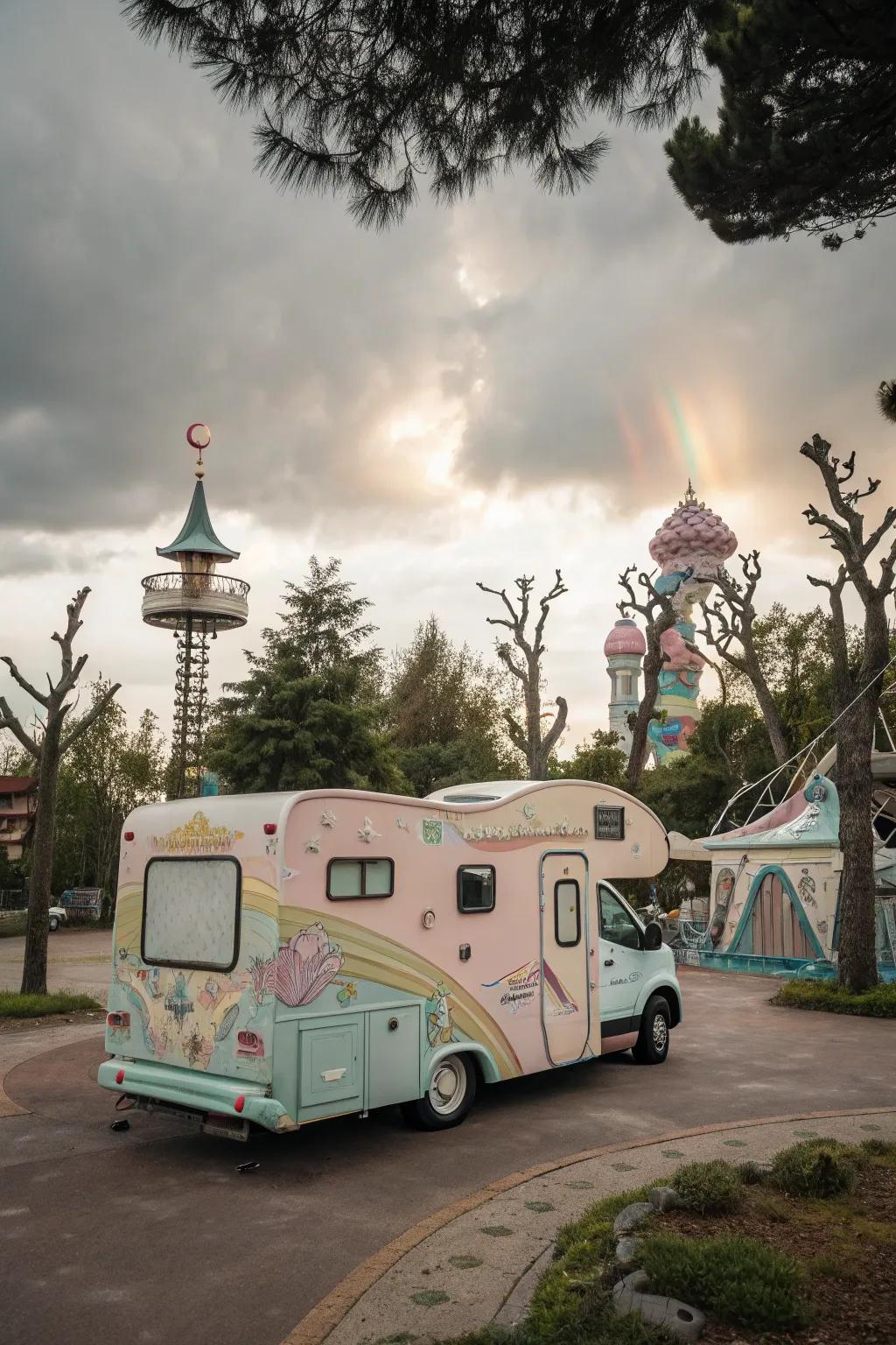 Whimsical wonderland that turns your RV into a fairy tale.