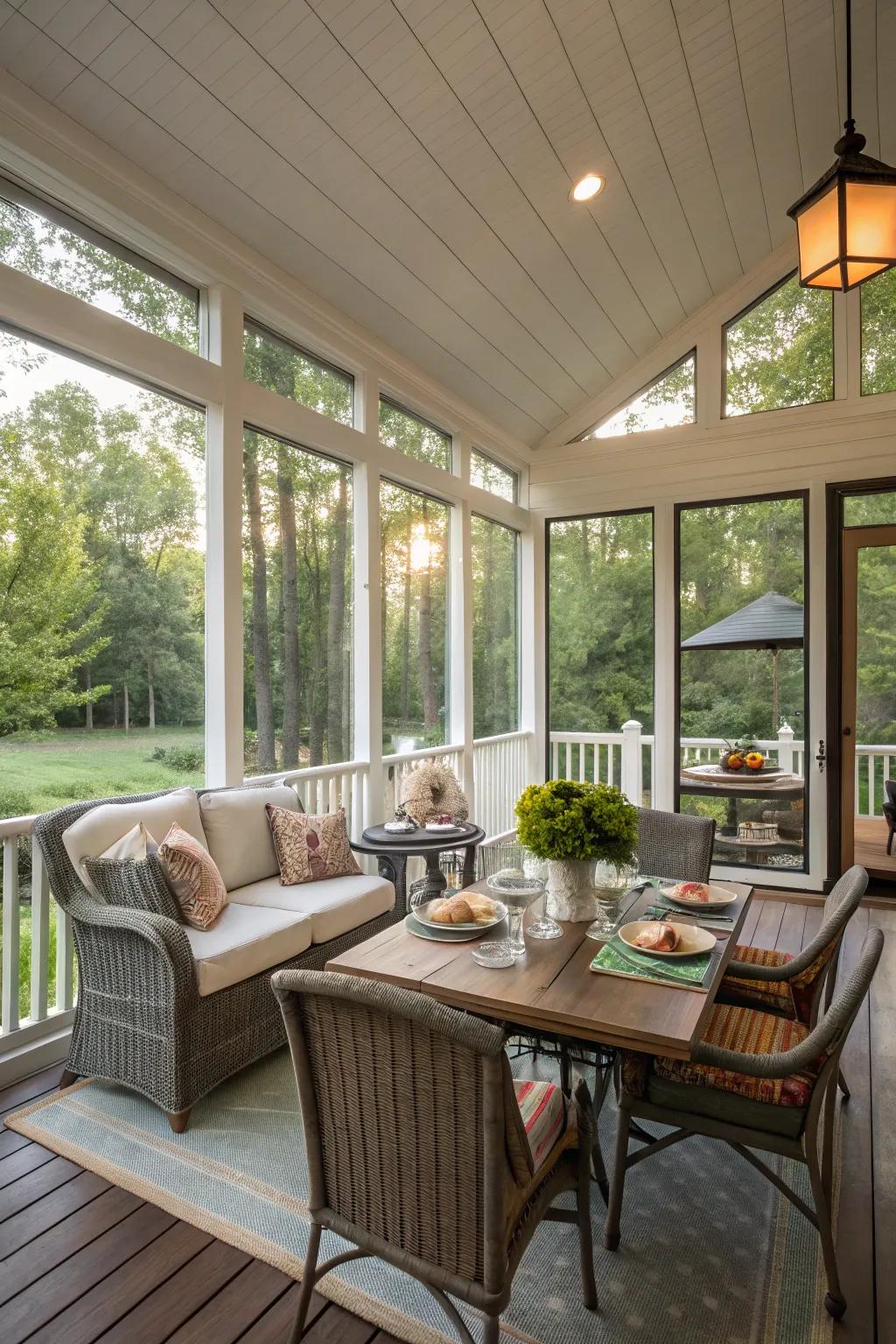 Defined zones enhance functionality and relaxation.