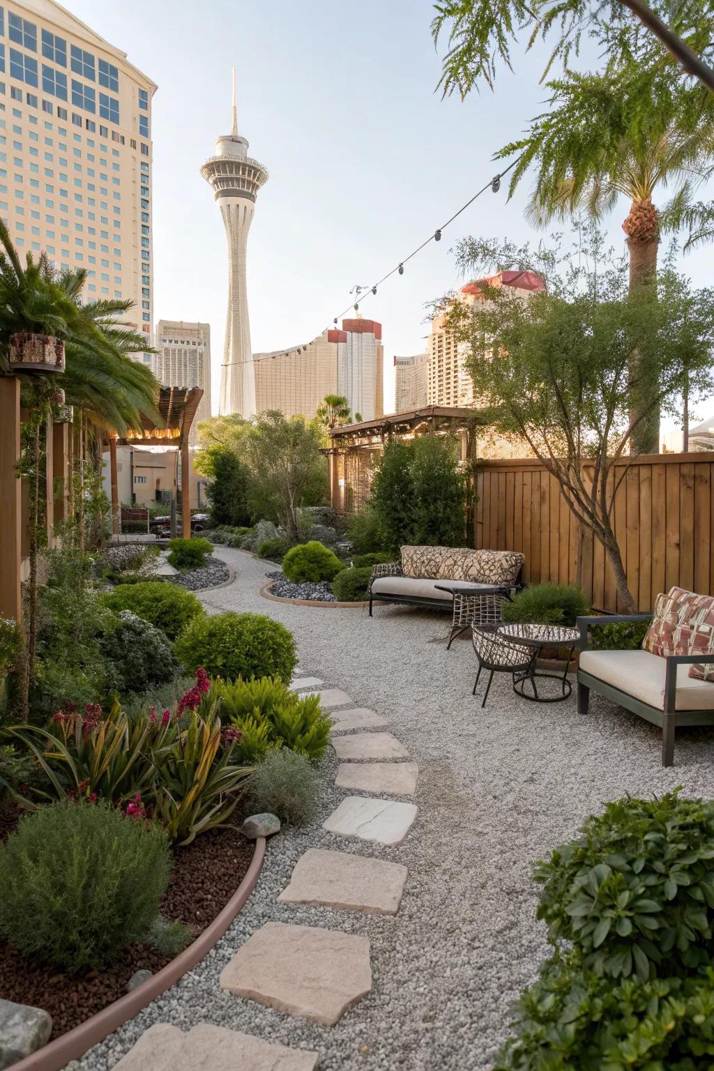 Gravel adds texture and durability to landscapes.