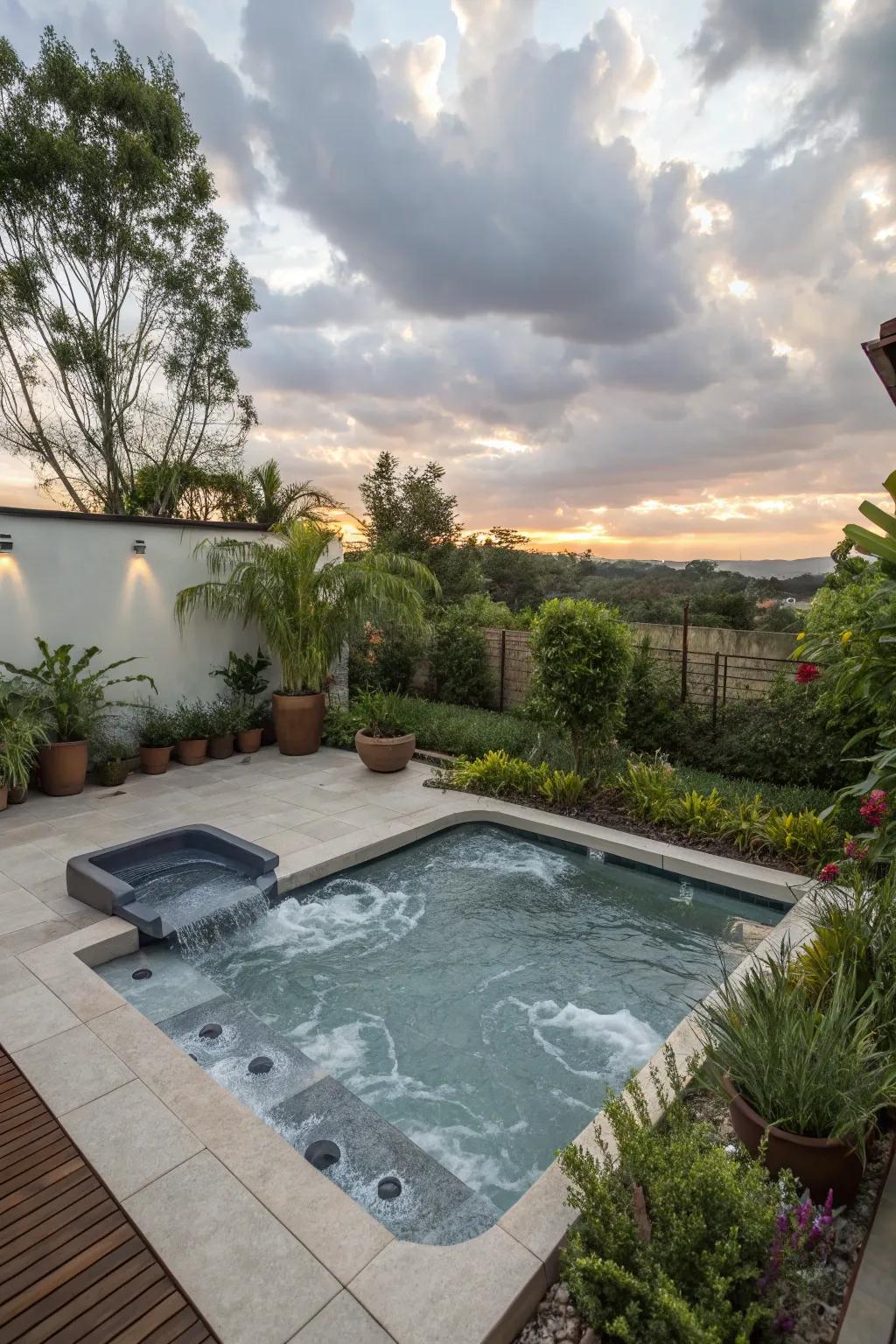 Relax and unwind with spa features.