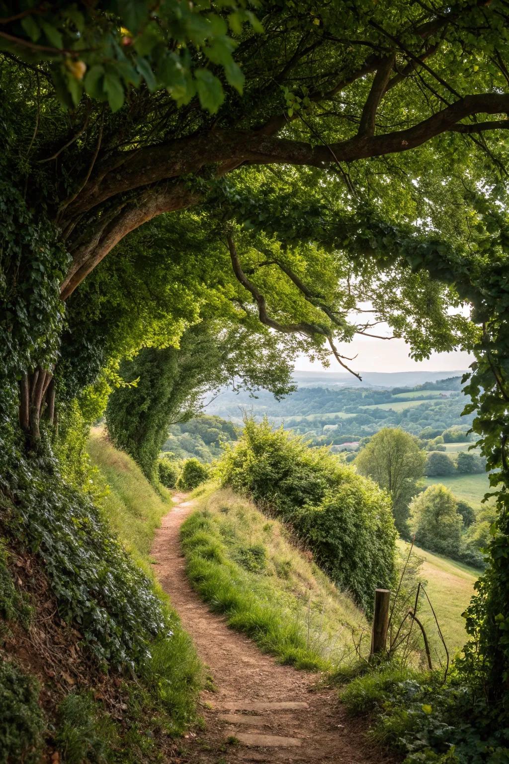Discover a secret garden with hidden pathways.