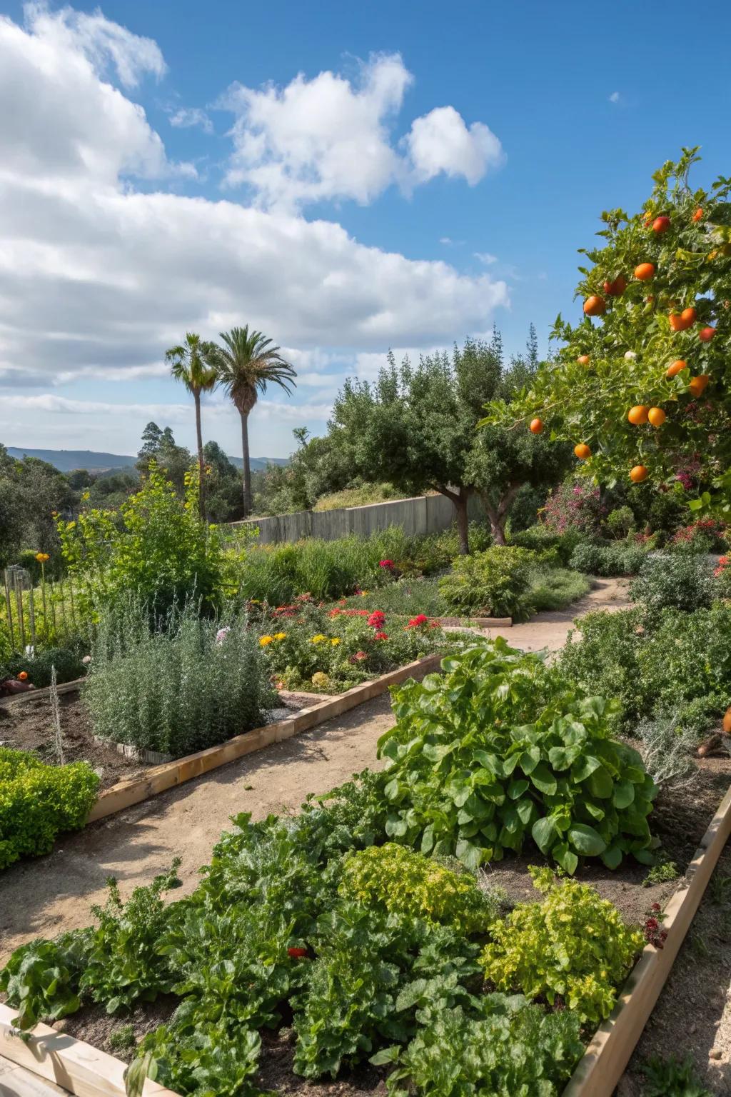 Enjoy practicality with edible landscaping