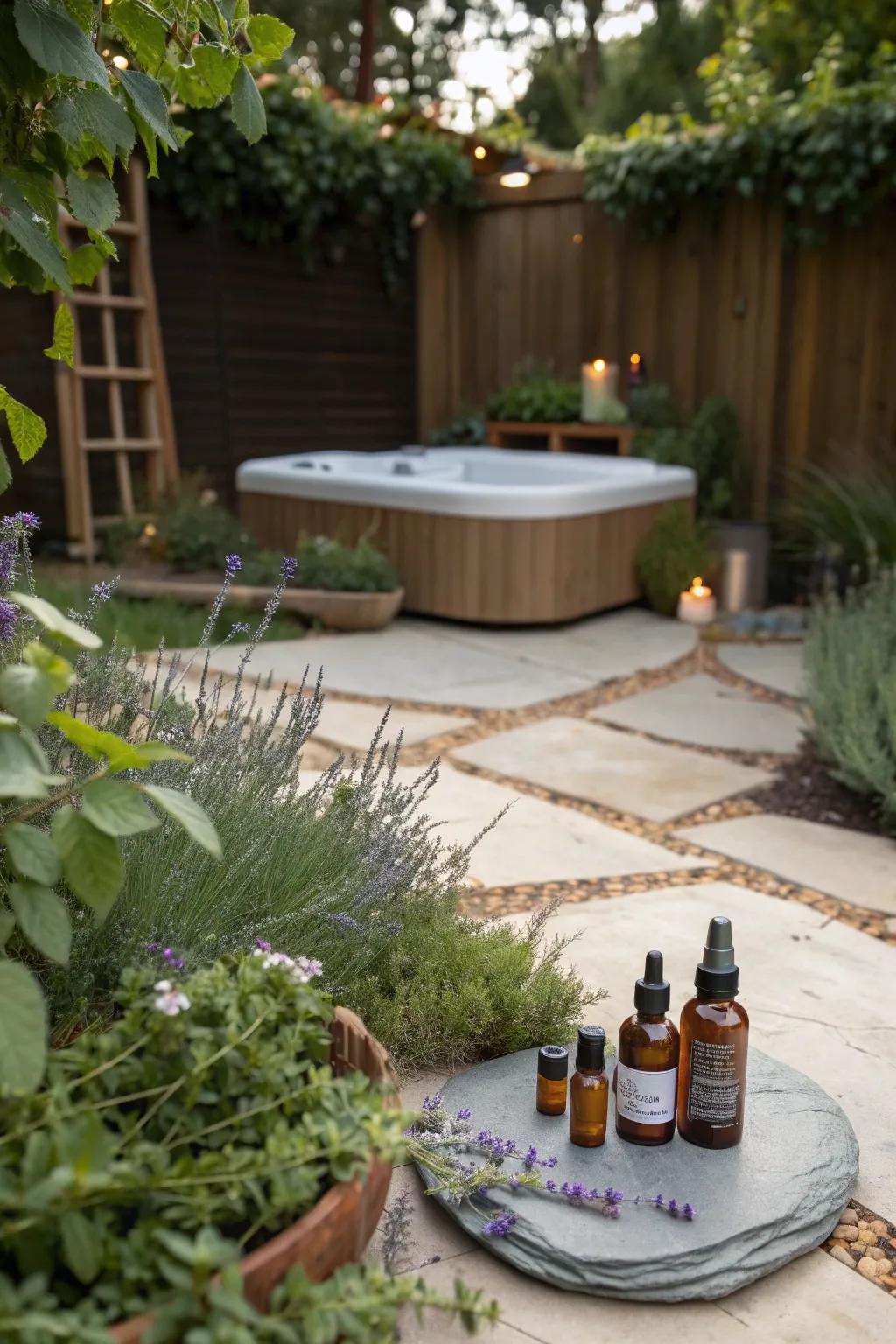 Aromatherapy adds a sensory dimension to your spa.