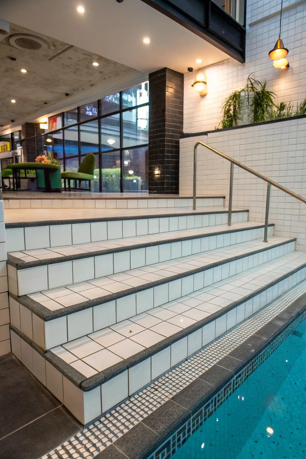 Subway tiles offer a sleek, urban aesthetic.