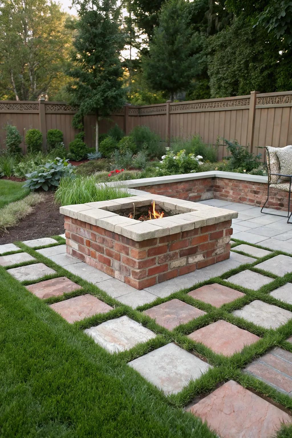 Customize your fire pit with unique patterns to express your style.