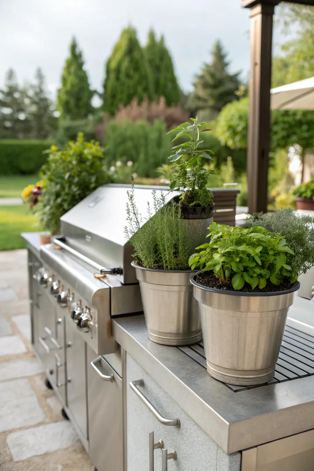 Enhance your dishes with a handy herb garden.