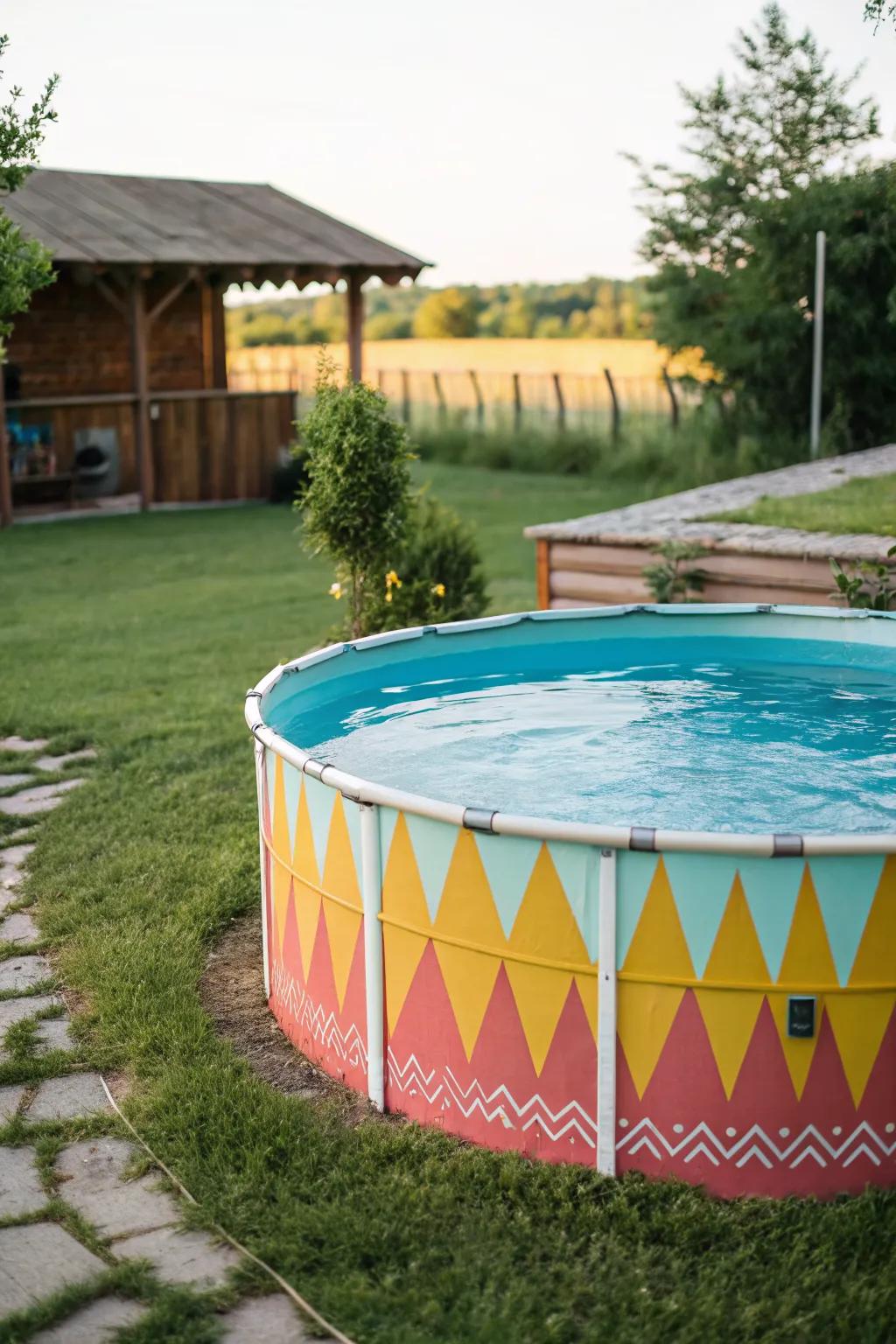 Personalize your pool with a splash of color.