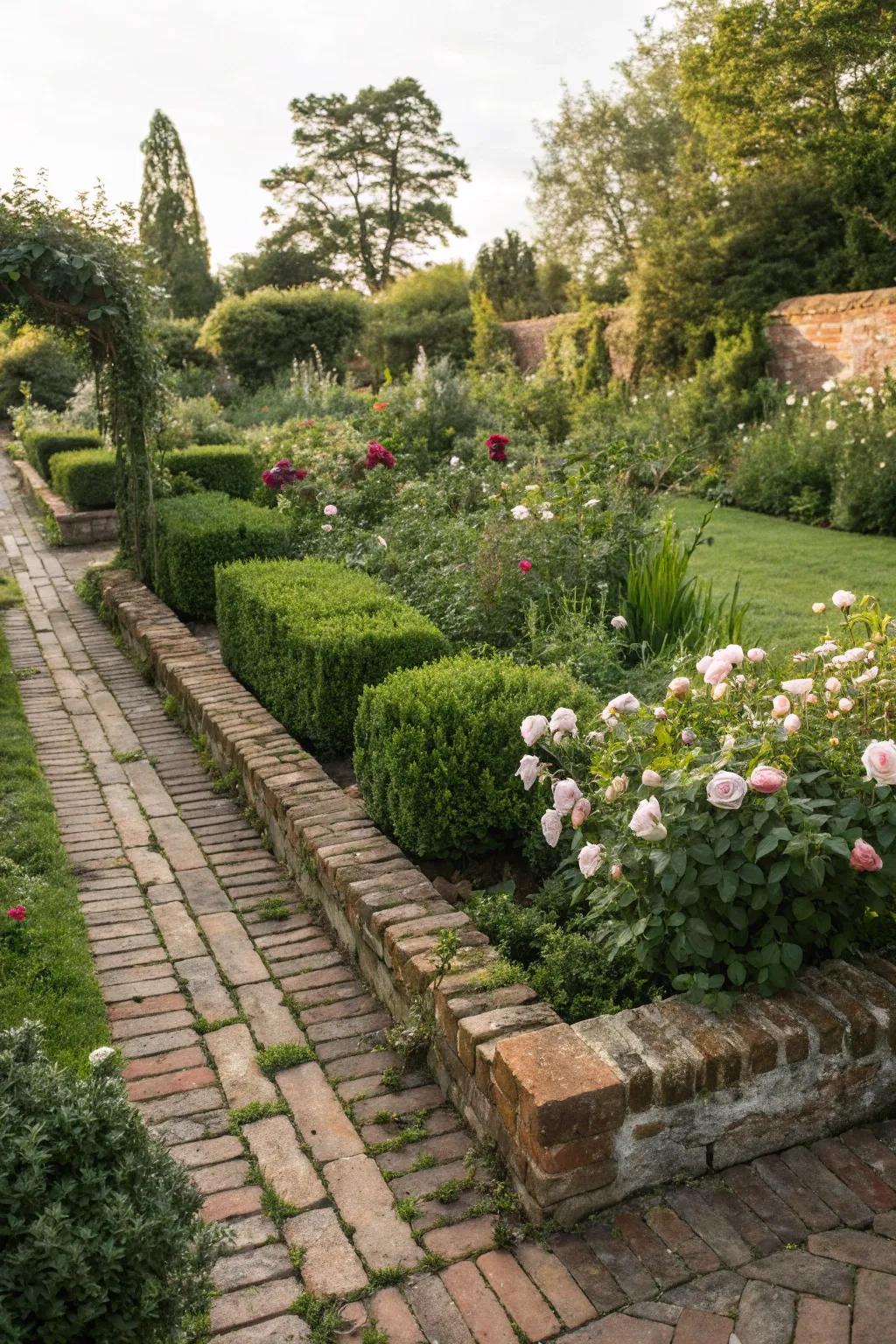 Eco-friendly charm with reclaimed material edging.