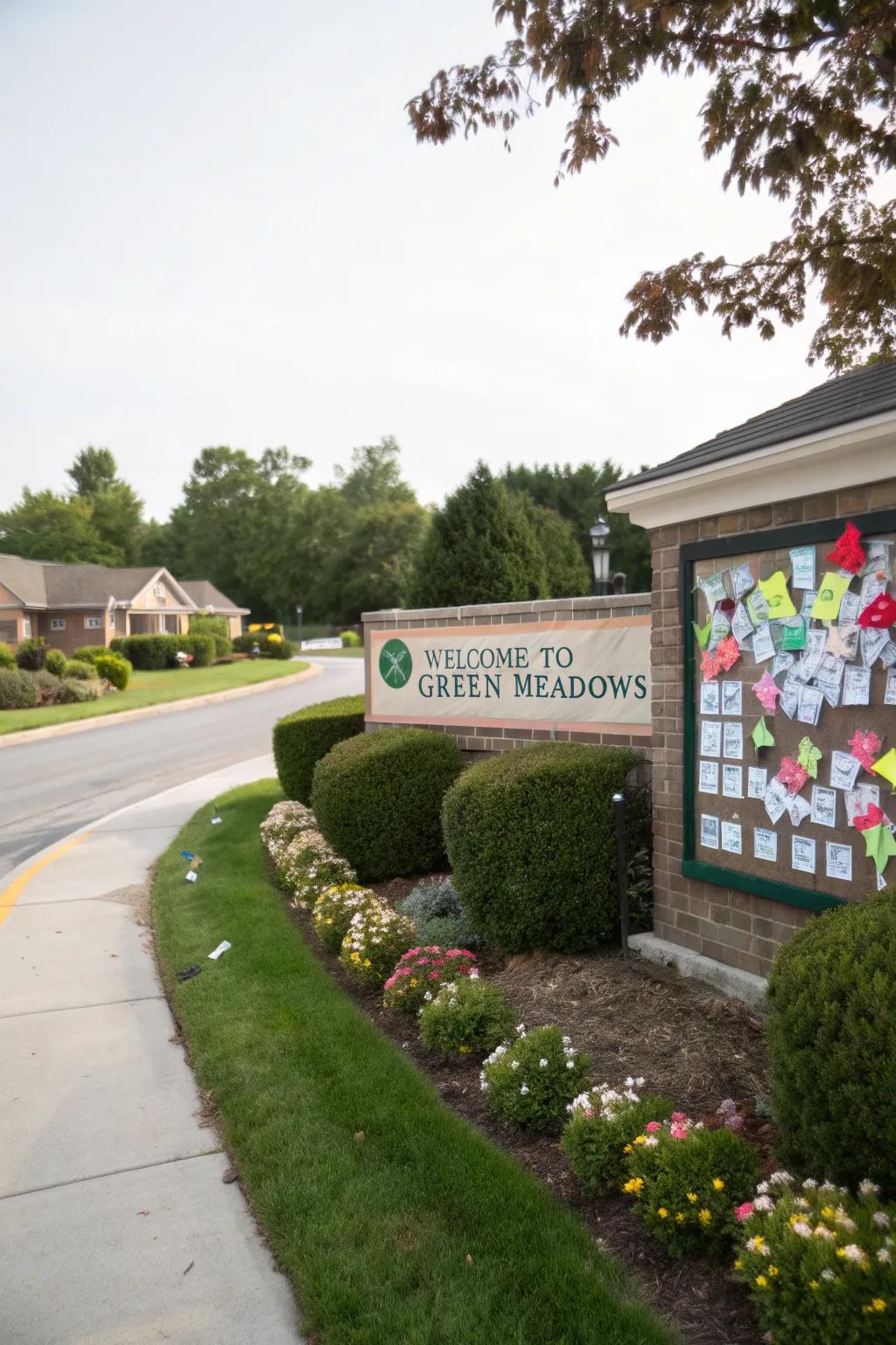 Interactive features keep residents informed and engaged.