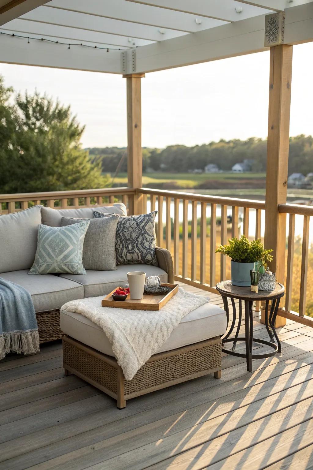 A cozy corner for moments of solitude.