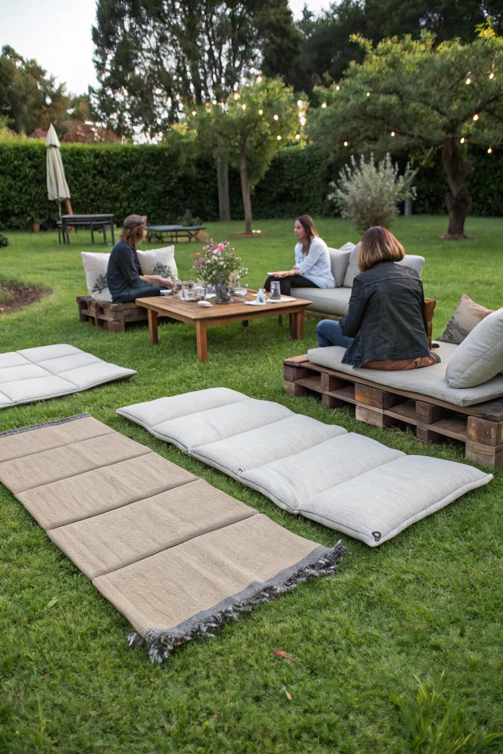Geotextile mats offer durability with a custom fit