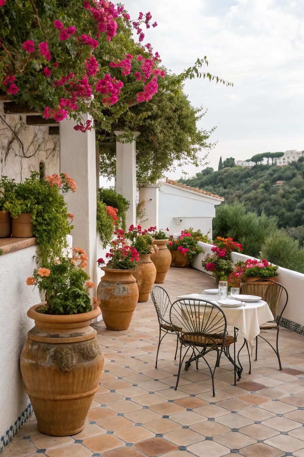 Escape to the Mediterranean on your terrace.