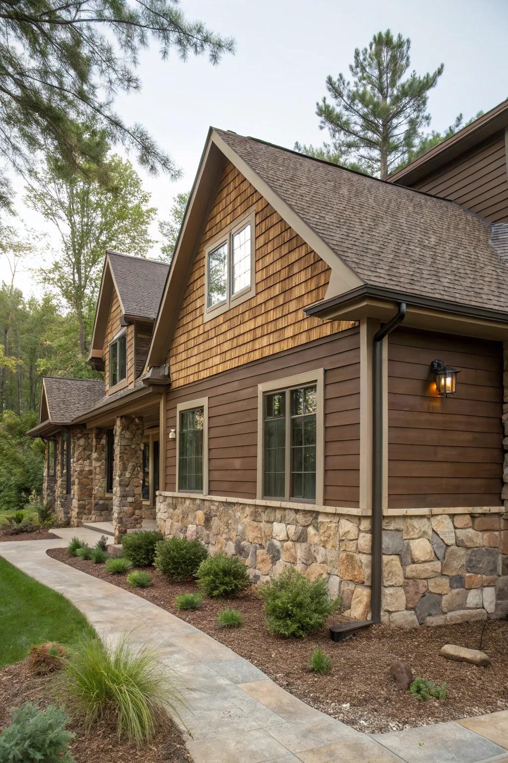 Timber Bark: An earthy, elegant choice for sophisticated homes.