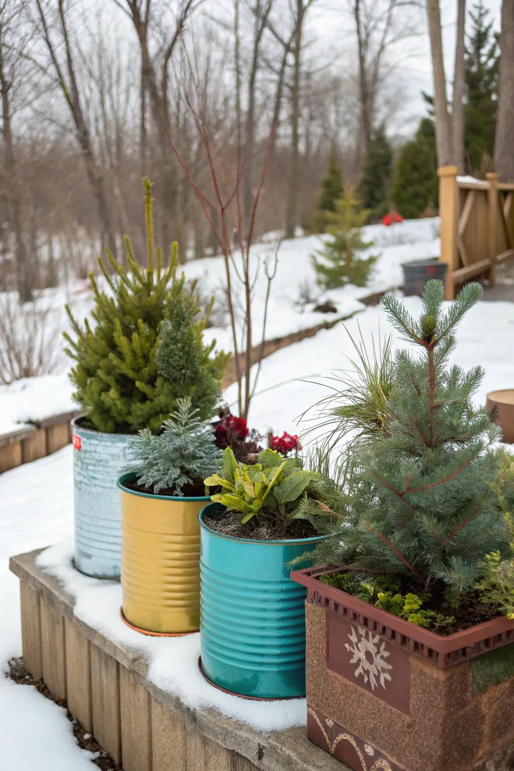 Recycled materials offer a sustainable and unique touch
