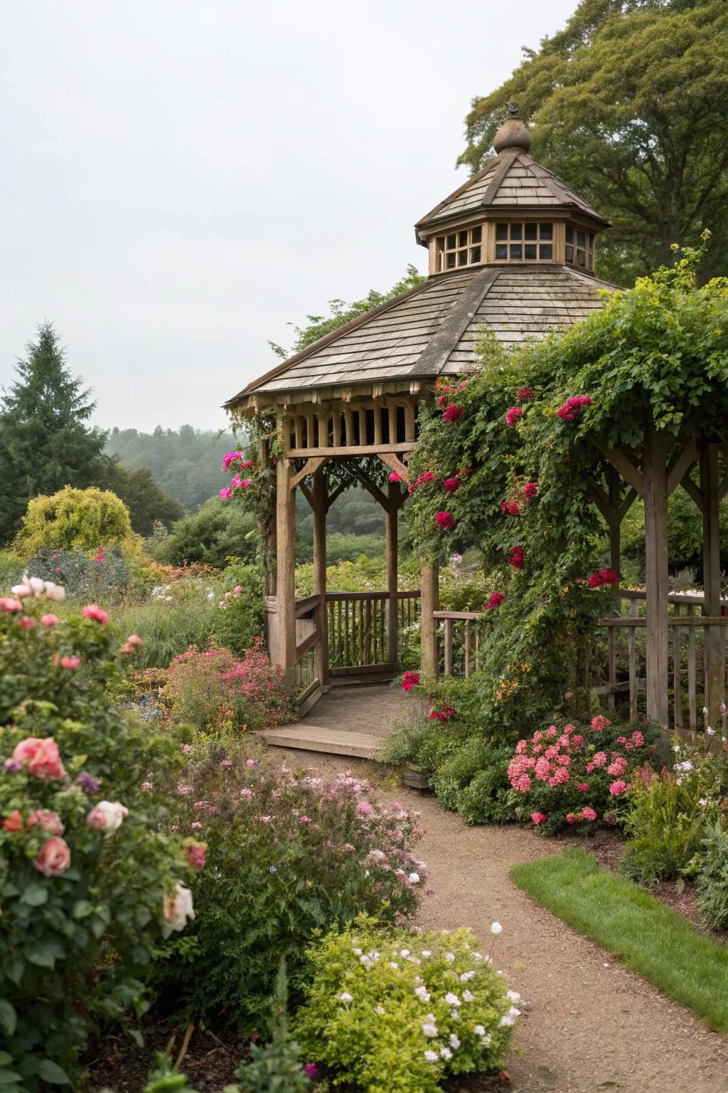 A secret garden hideaway providing a peaceful escape.