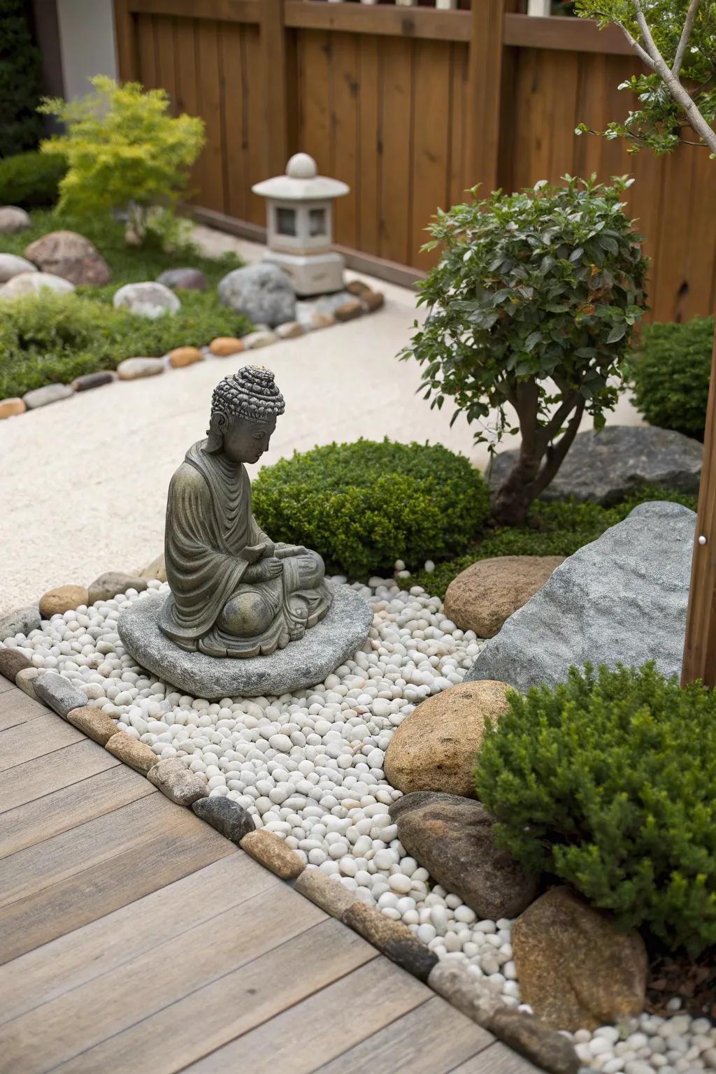 Cultural symbols add a personal touch to your garden.