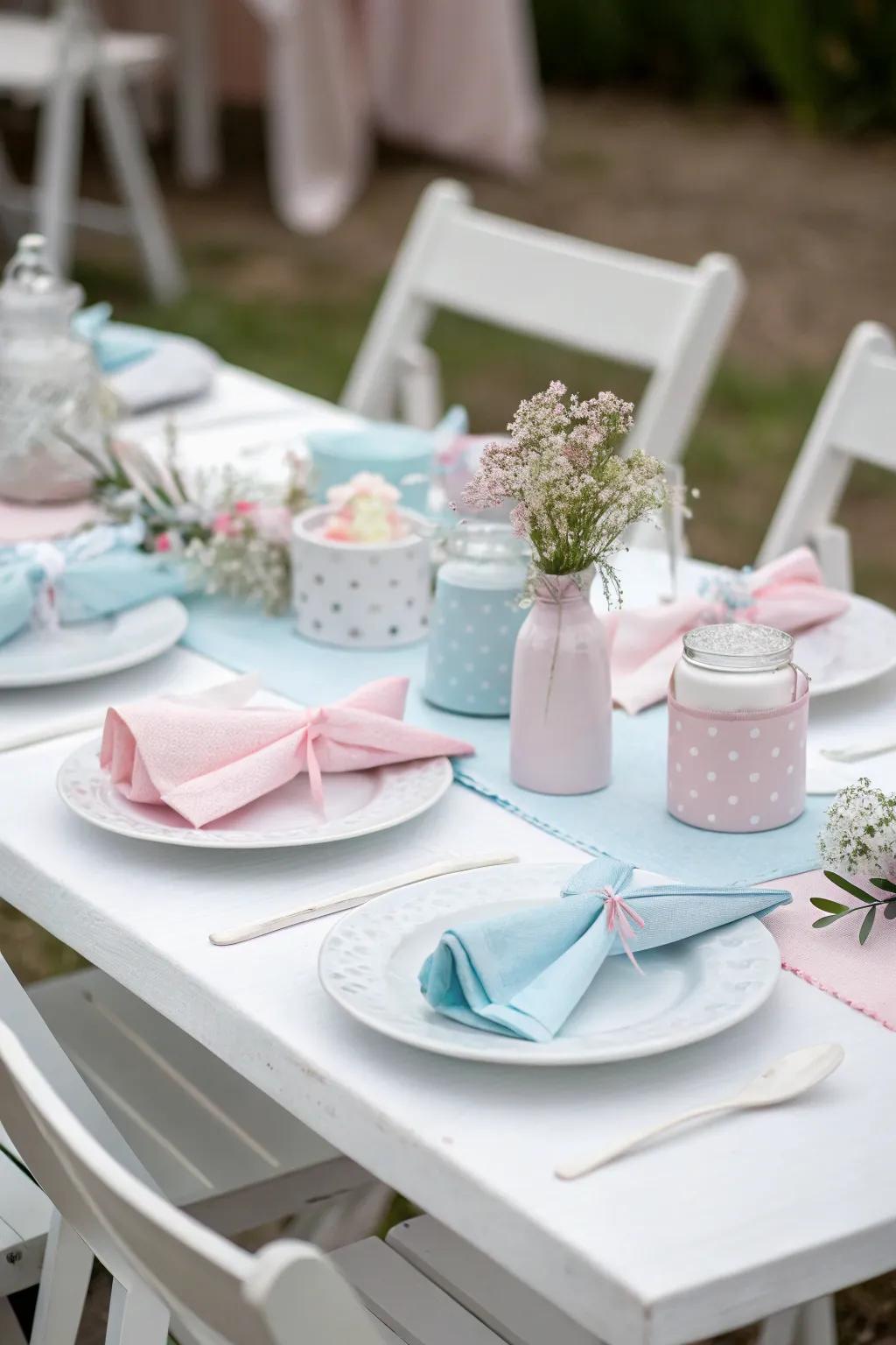 Add subtle pops of color to enhance the white theme.