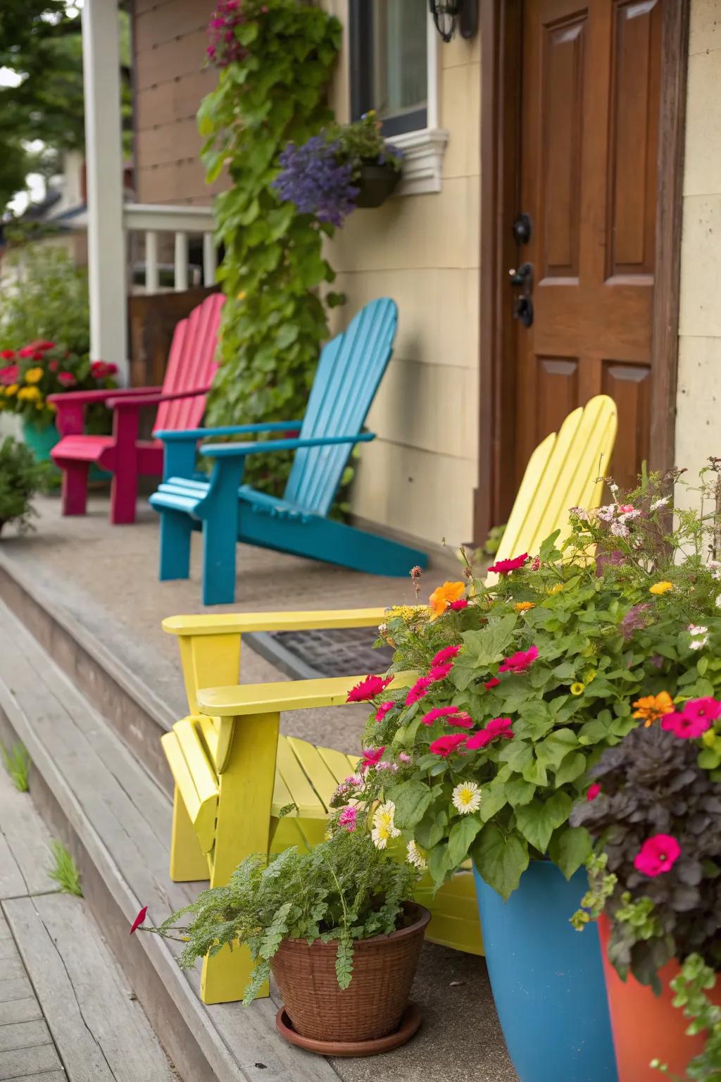 Bright colors can bring life and character to your landing.