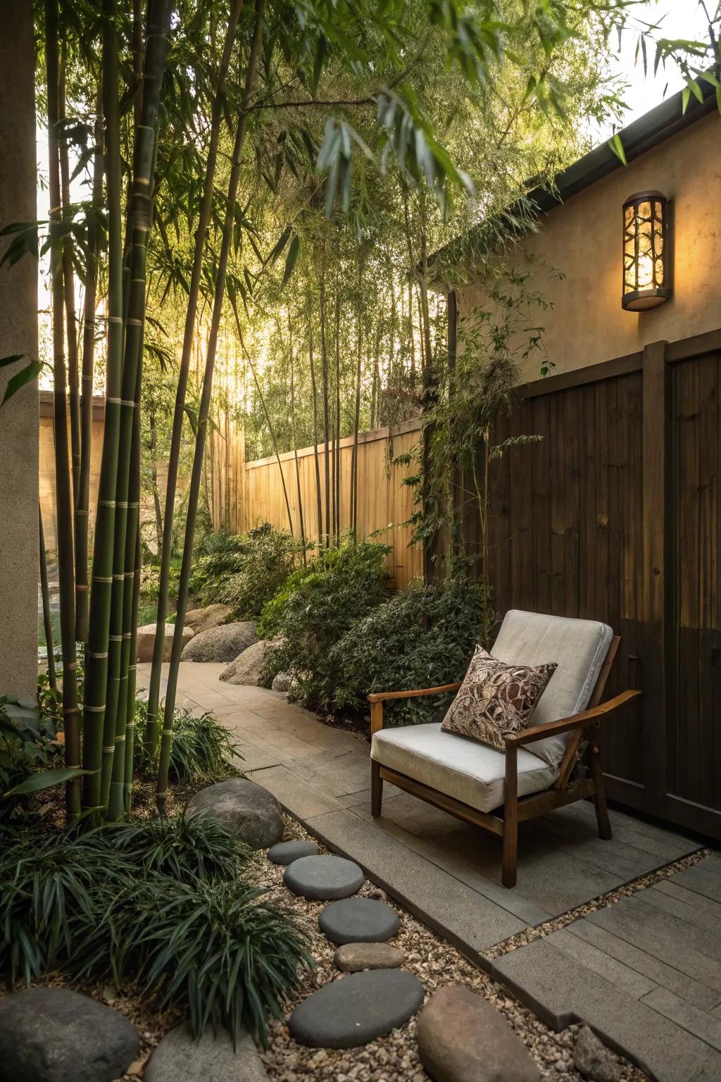 Find peace with a dedicated meditation corner.