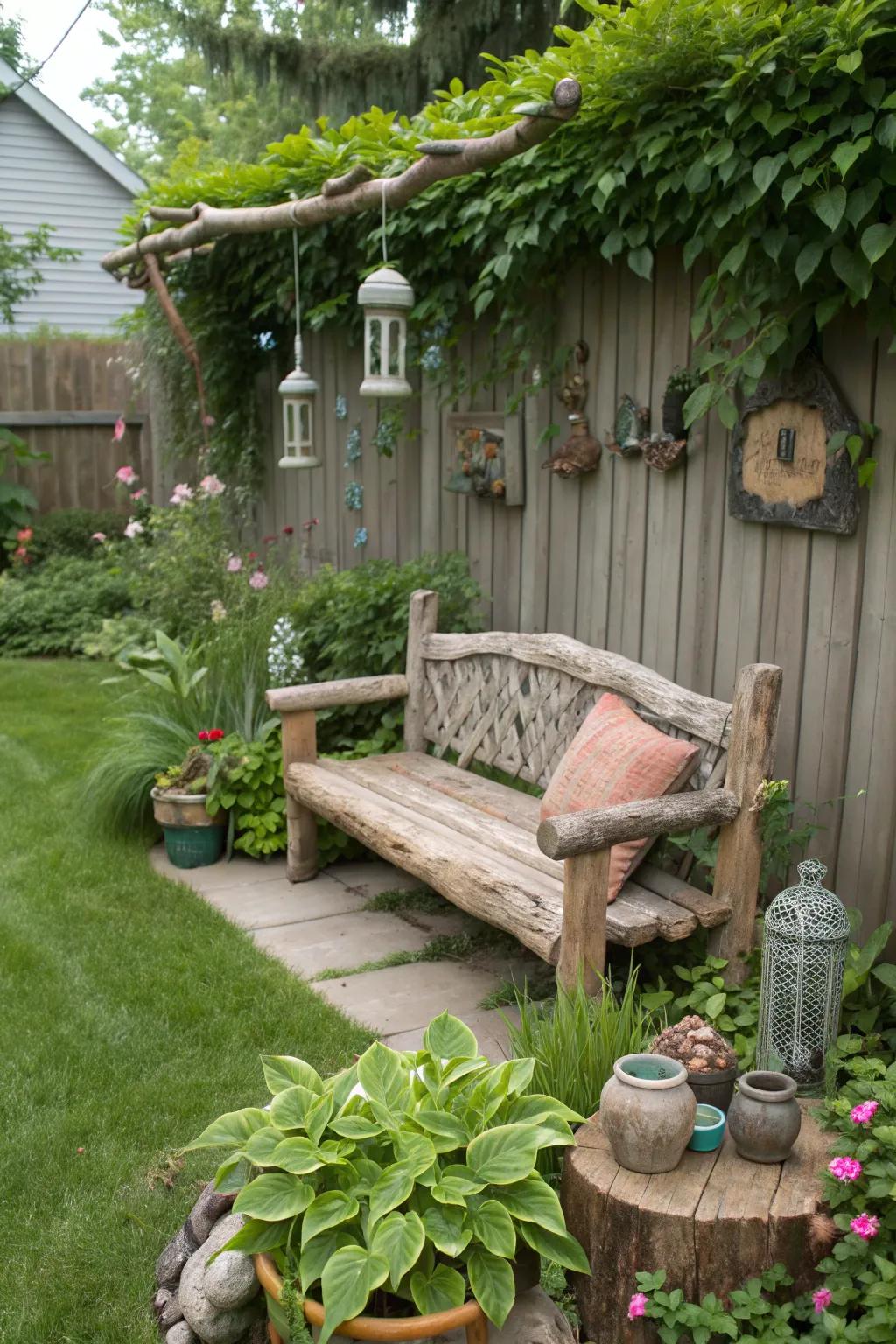Driftwood projects add personal coastal charm.
