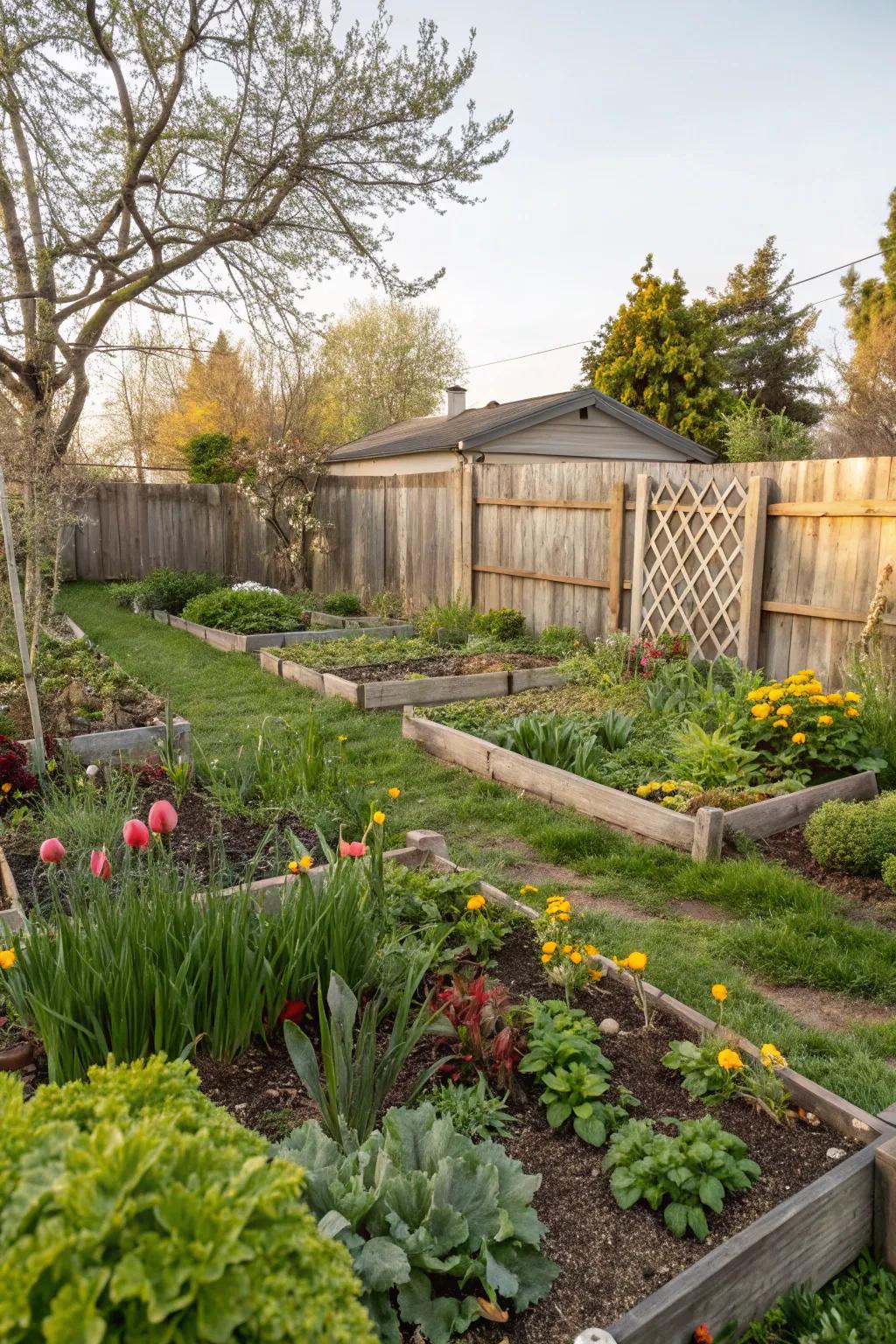 Seasonal plant rotation keeps your garden lively and ever-changing.
