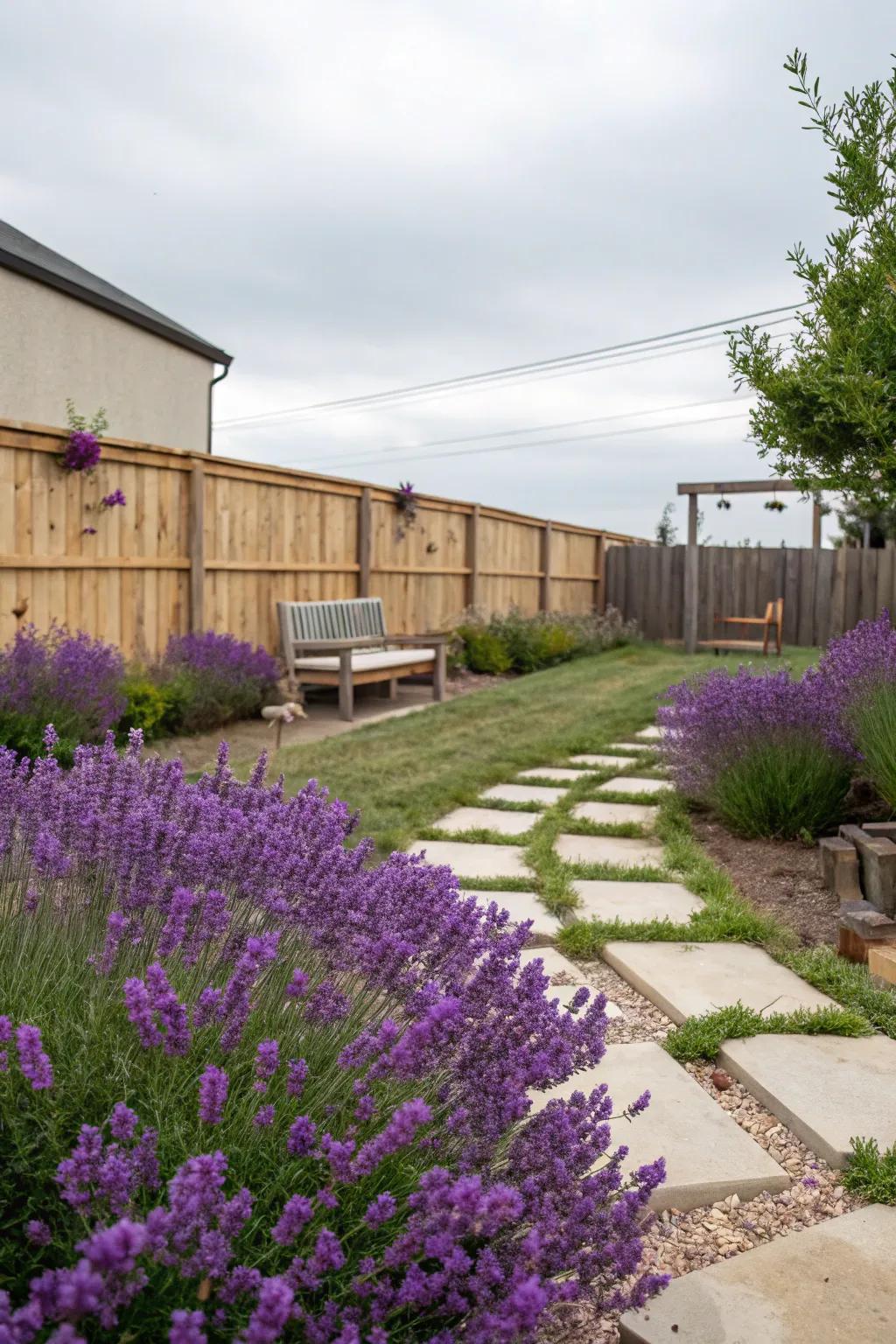 Lavender adds calming aroma to your space.