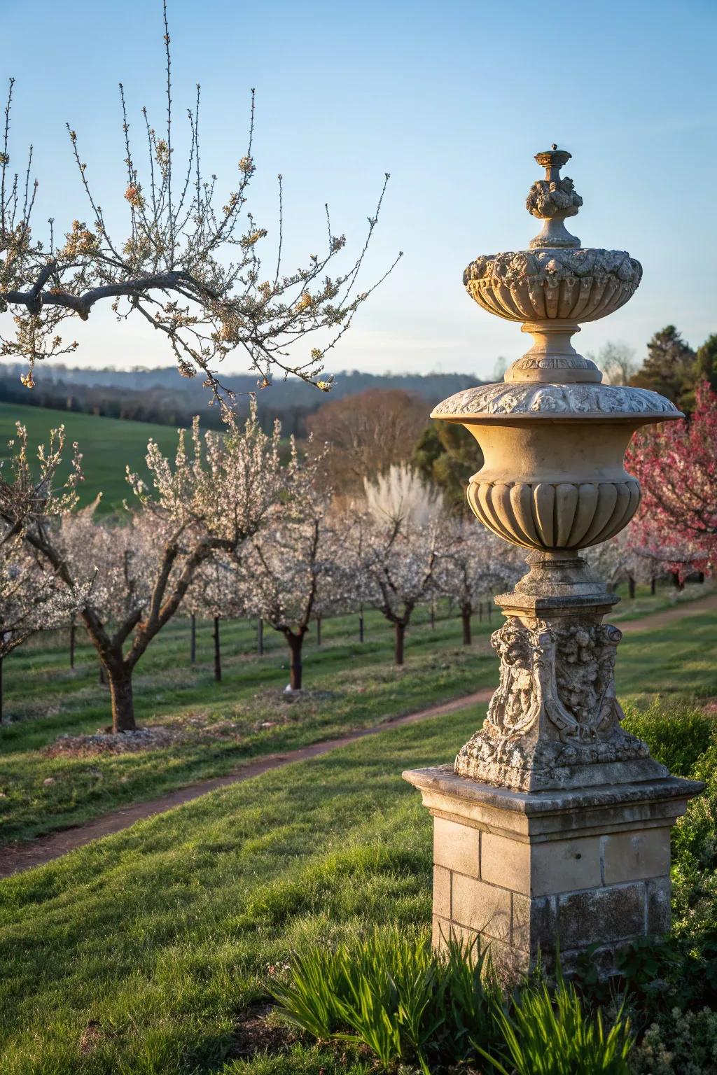 Personalize your orchard with unique decor pieces.