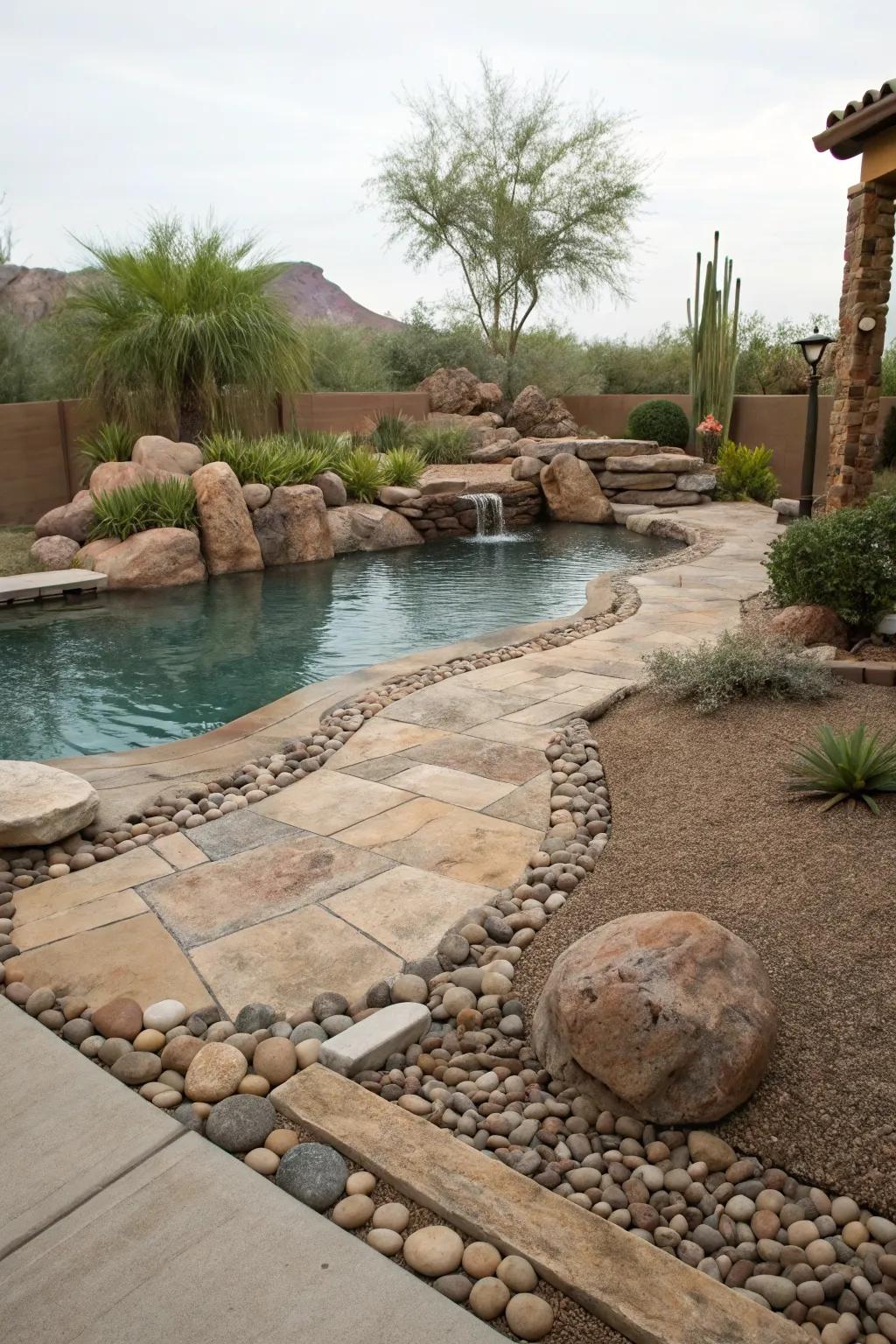 Beat the heat with a refreshing desert oasis.