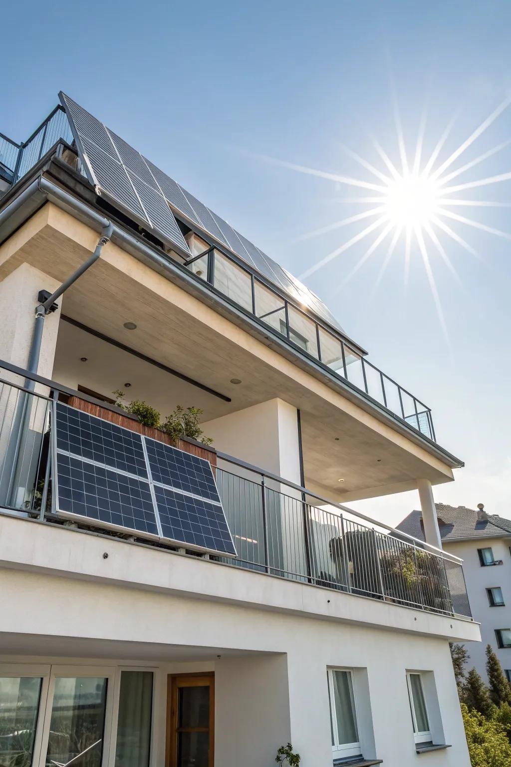 Solar panels are both practical and eco-friendly.