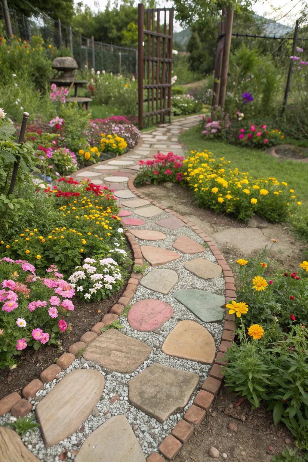 Stepping stones that invite whimsy and wonder into your garden.
