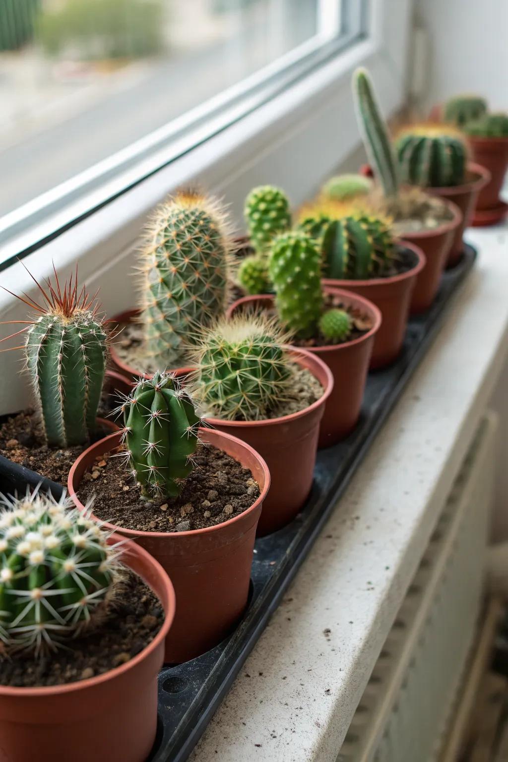 Compact cacti arrangements perfect for small spaces.